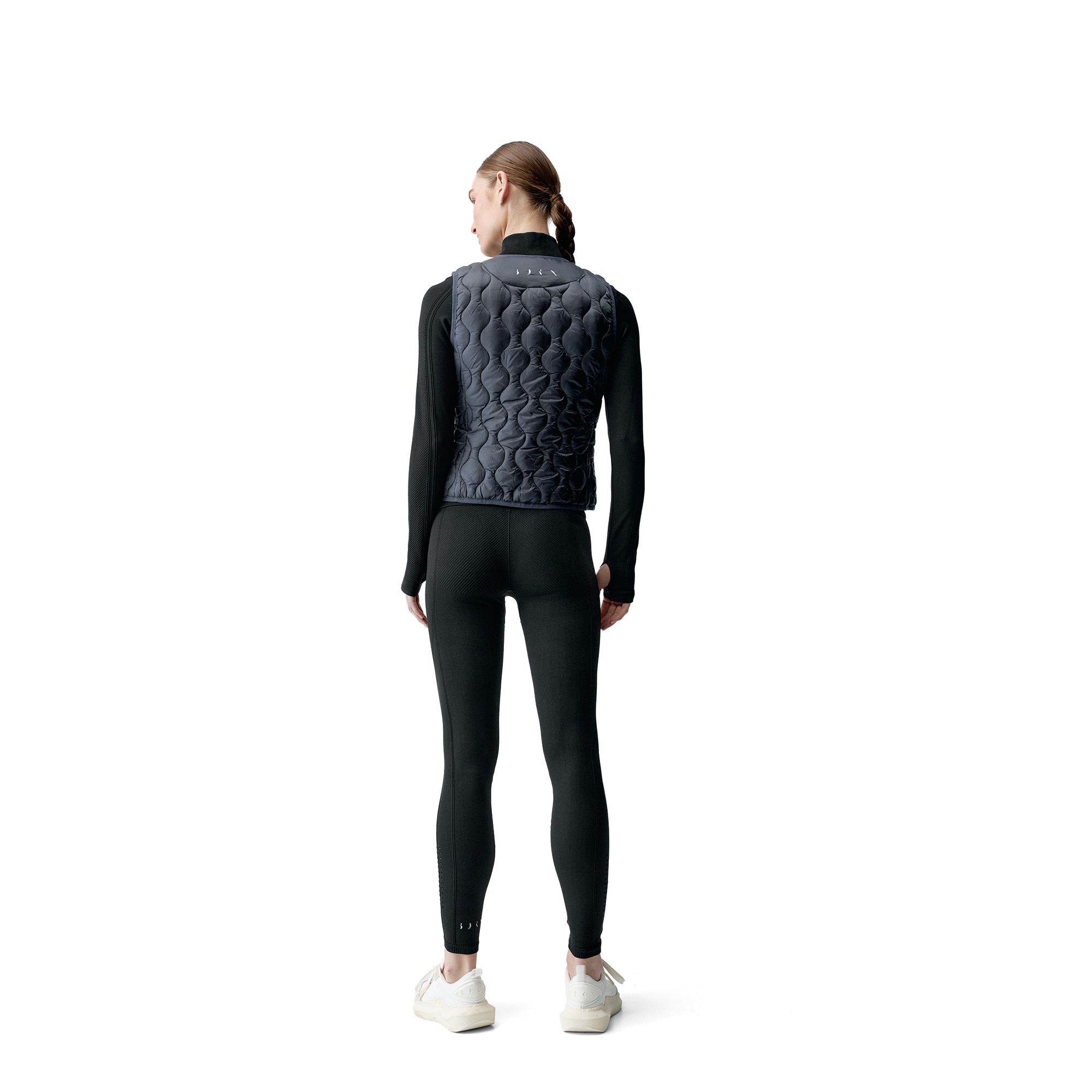 Chaleco de mujer Kenal Born Living Yoga - Gris oscuro metalizado Gris oscuro metalizado-5