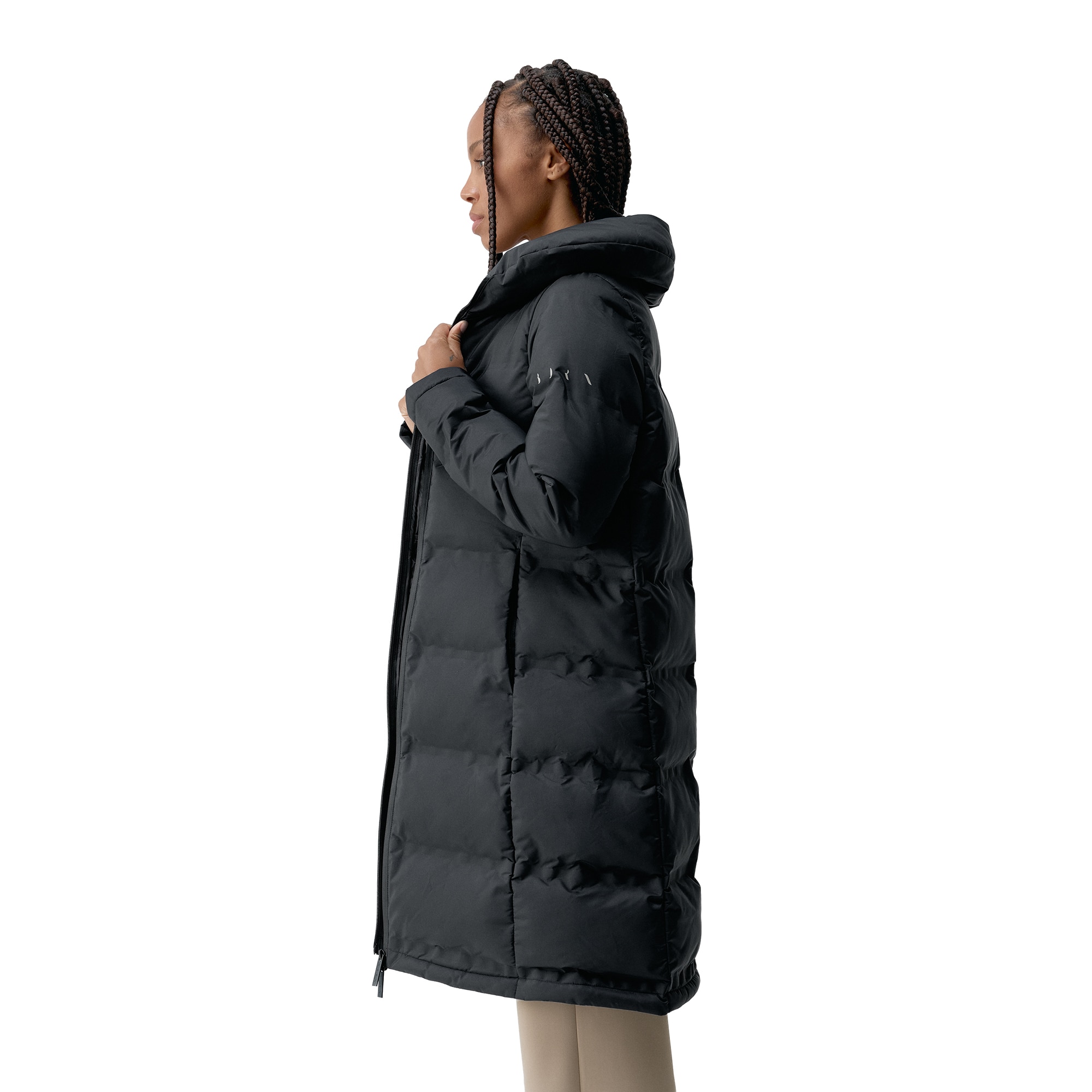 Chaqueta de mujer Coat Born Living Yoga - Negro Negro-2