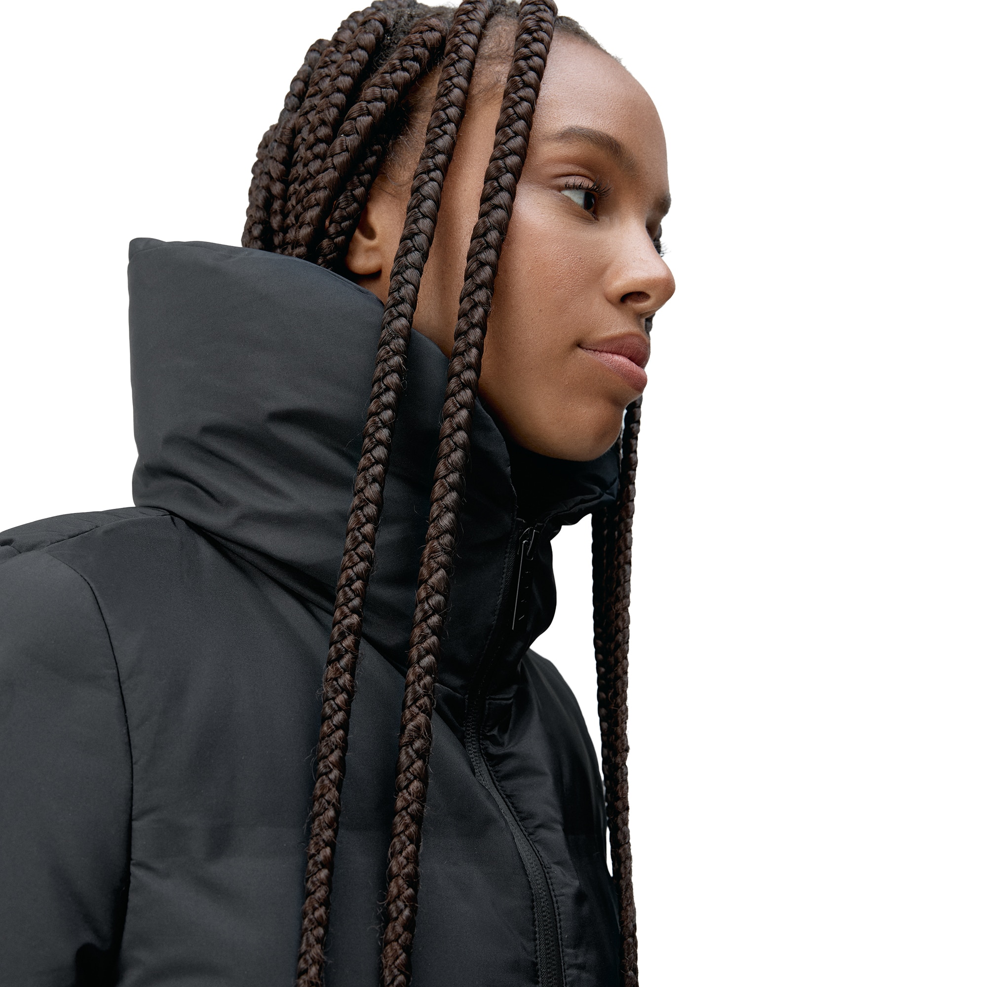 Chaqueta de mujer Coat Born Living Yoga - Negro Negro-3