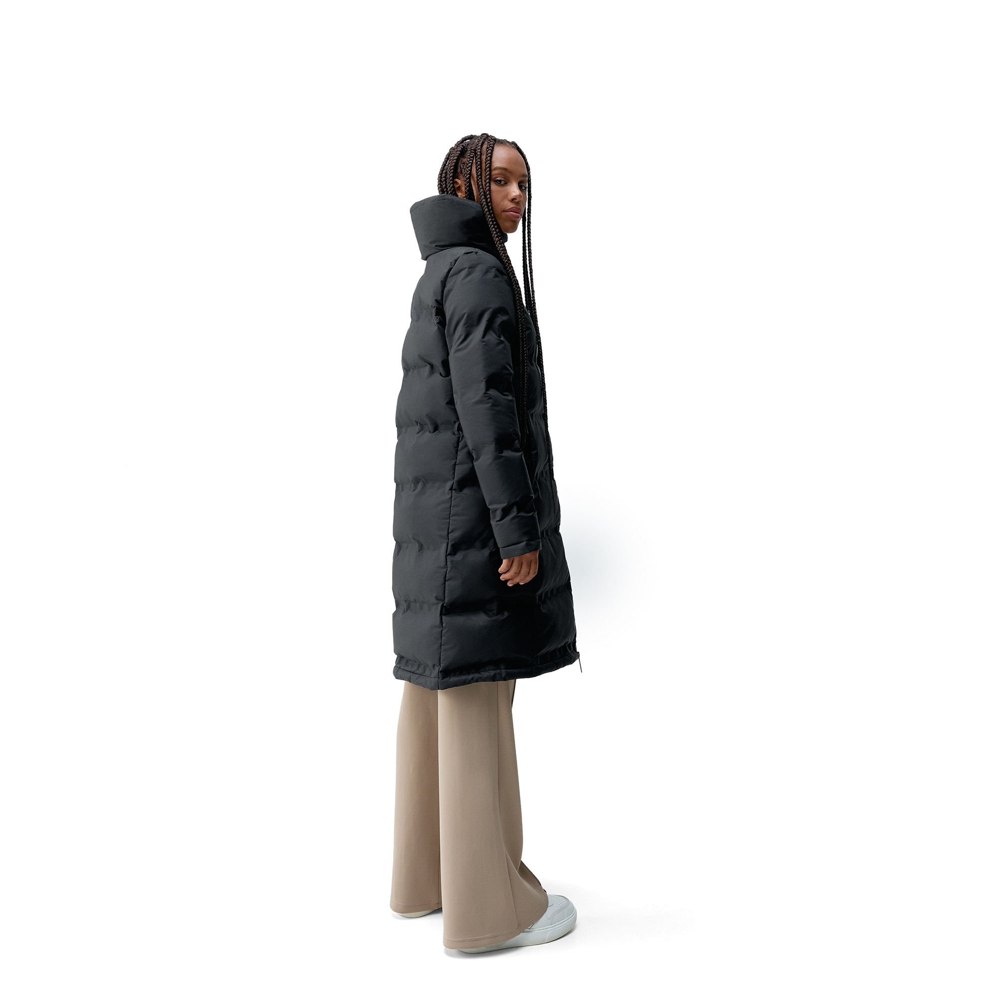 Chaqueta de mujer Coat Born Living Yoga - Negro Negro-5