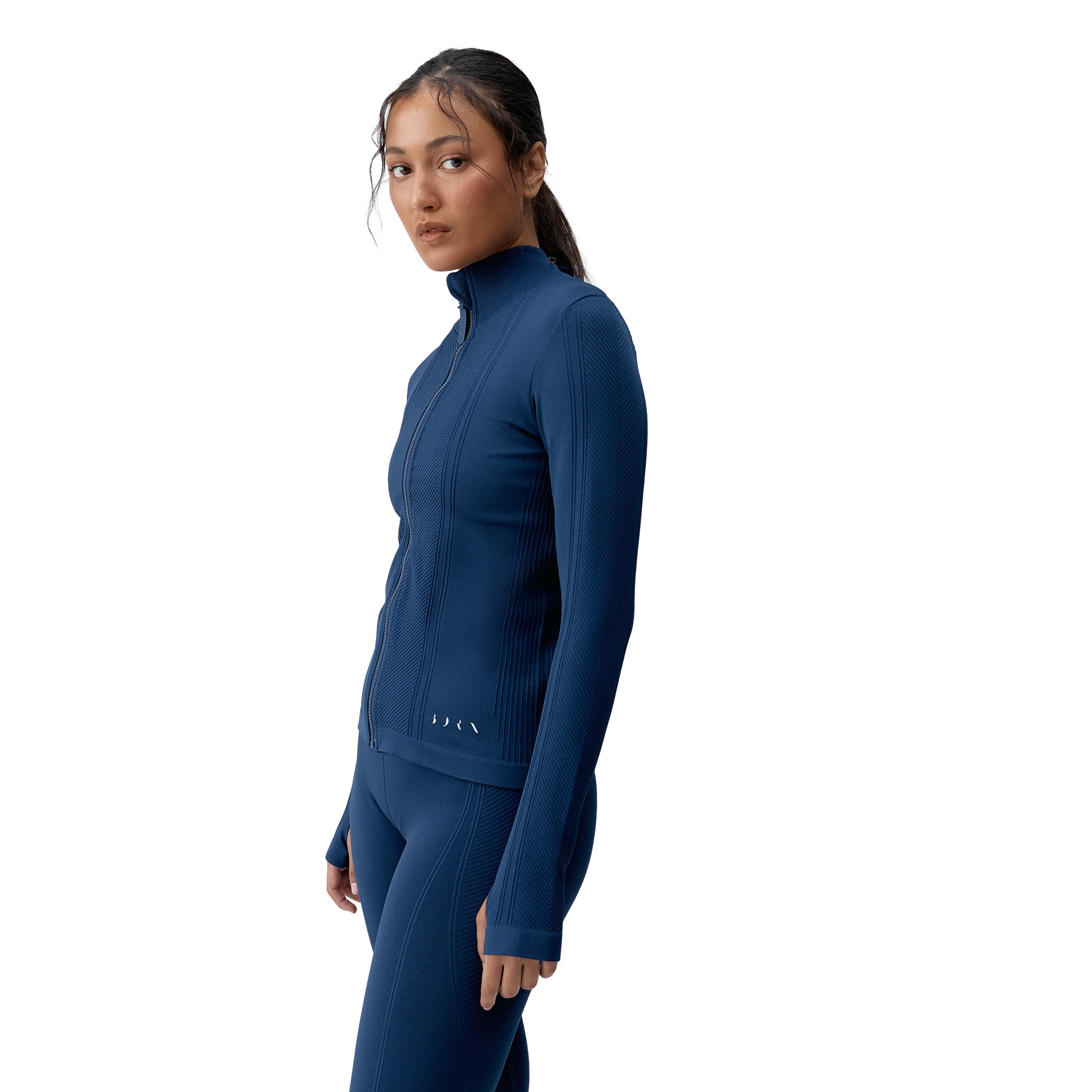 Born Chaqueta de Mujer India Azul marino