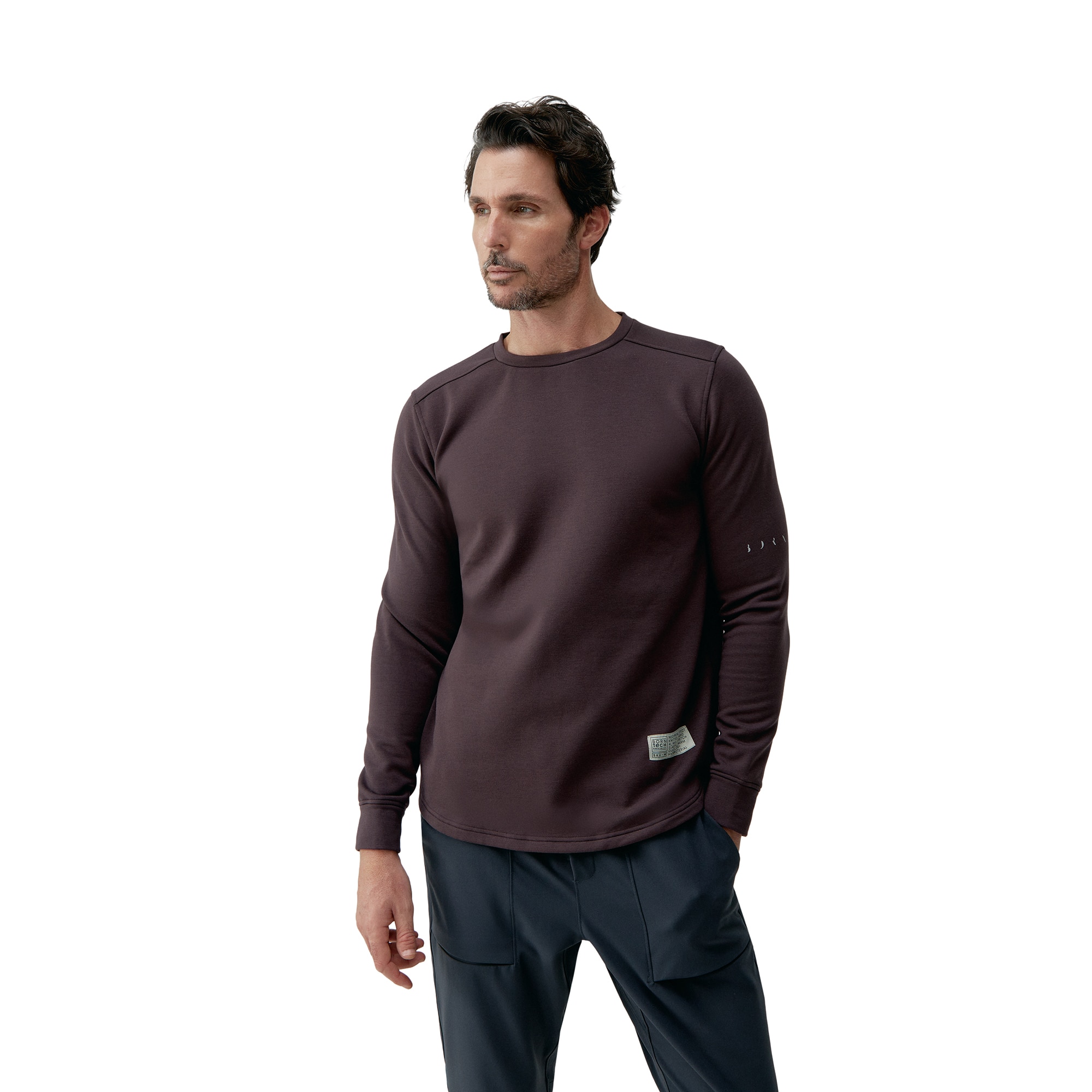 Sudadera de hombre Erie Born Living Yoga - Vino Vino-1