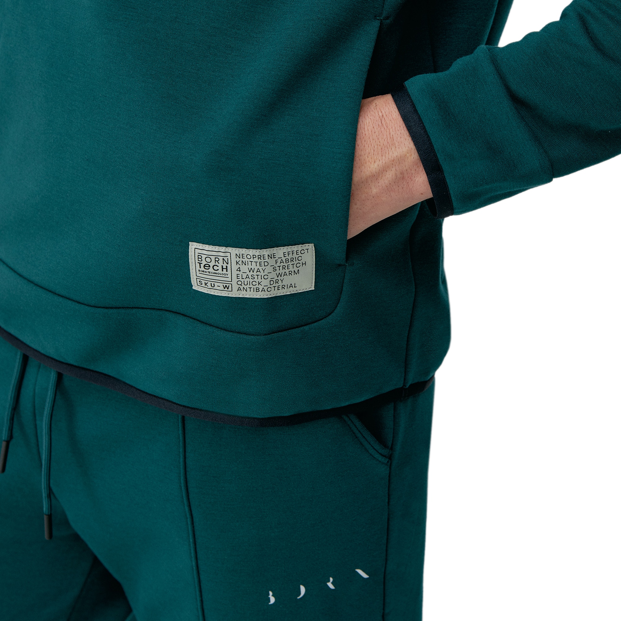 Sudadera de hombre Roe Born Living Yoga - Marrón claro Marrón claro-3
