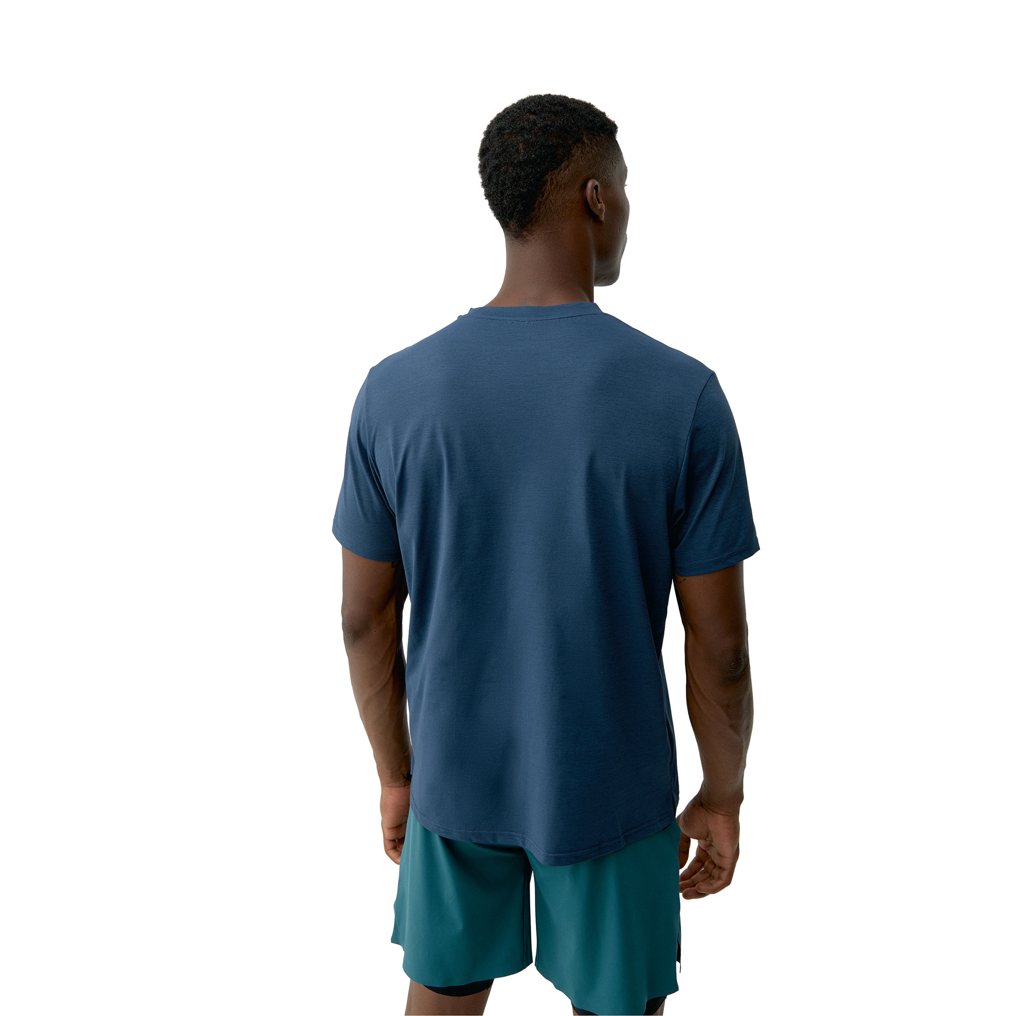 Camiseta de hombre Melville Born Living Yoga - Azul oscuro Azul oscuro-2