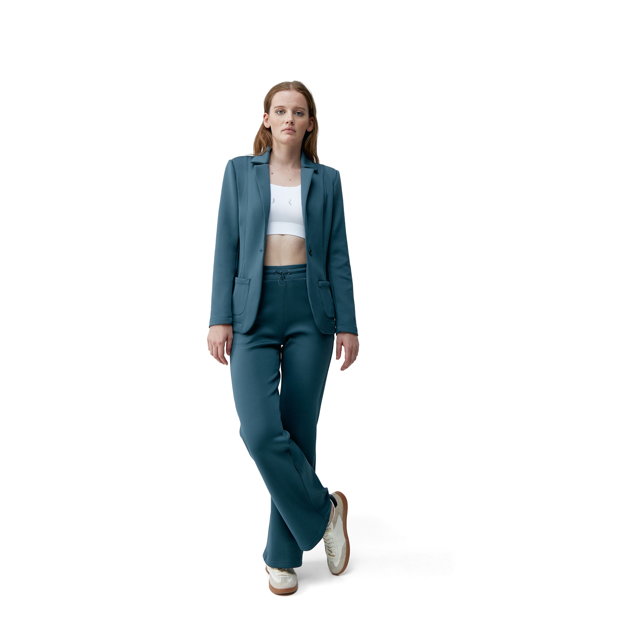 Pantalones de mujer Kioko Born Living Yoga - Azul oscuro Azul oscuro-4