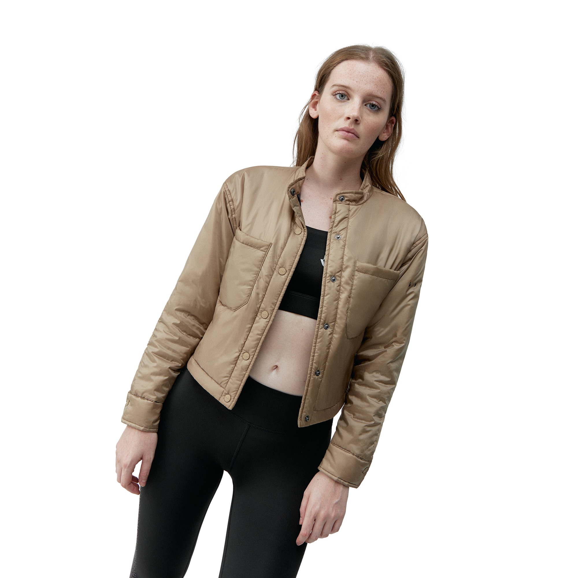 Born Chaqueta de mujer Tove Living Yoga Marrón claro