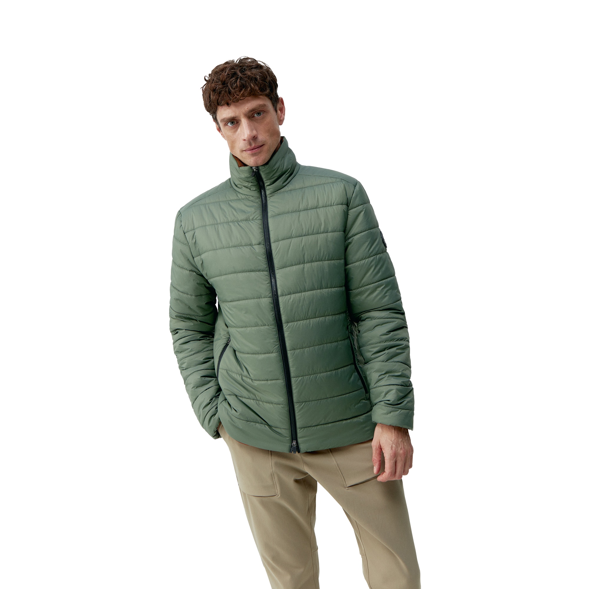 Born Chaqueta de hombre Thames Living Yoga Azul marino
