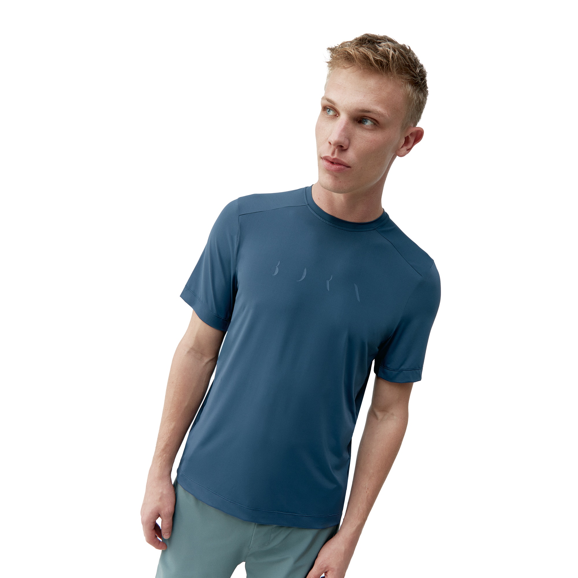 Born Camiseta de hombre Volta Living Yoga Gris
