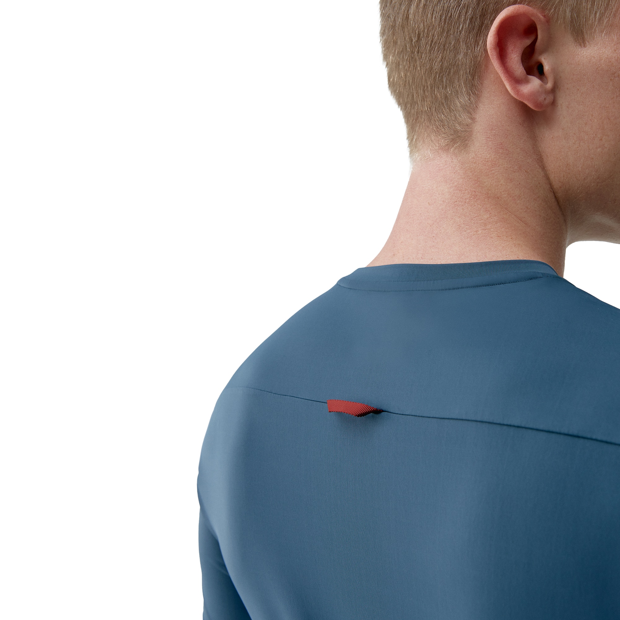 Camiseta de hombre Volta Born Living Yoga - Azul denim Azul denim-4