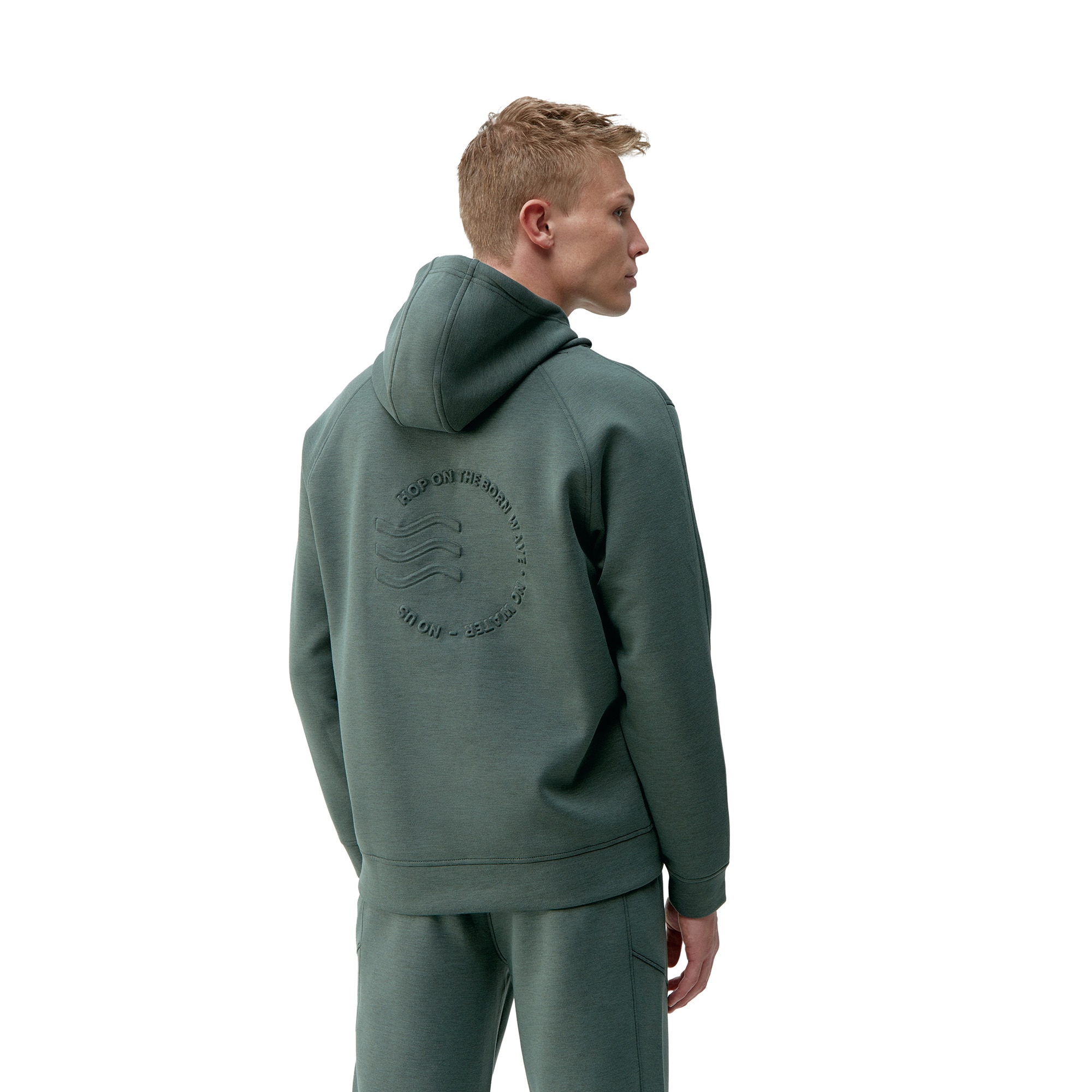 Sudadera de hombre Lomond Born Living Yoga - Verde militar Verde militar-3