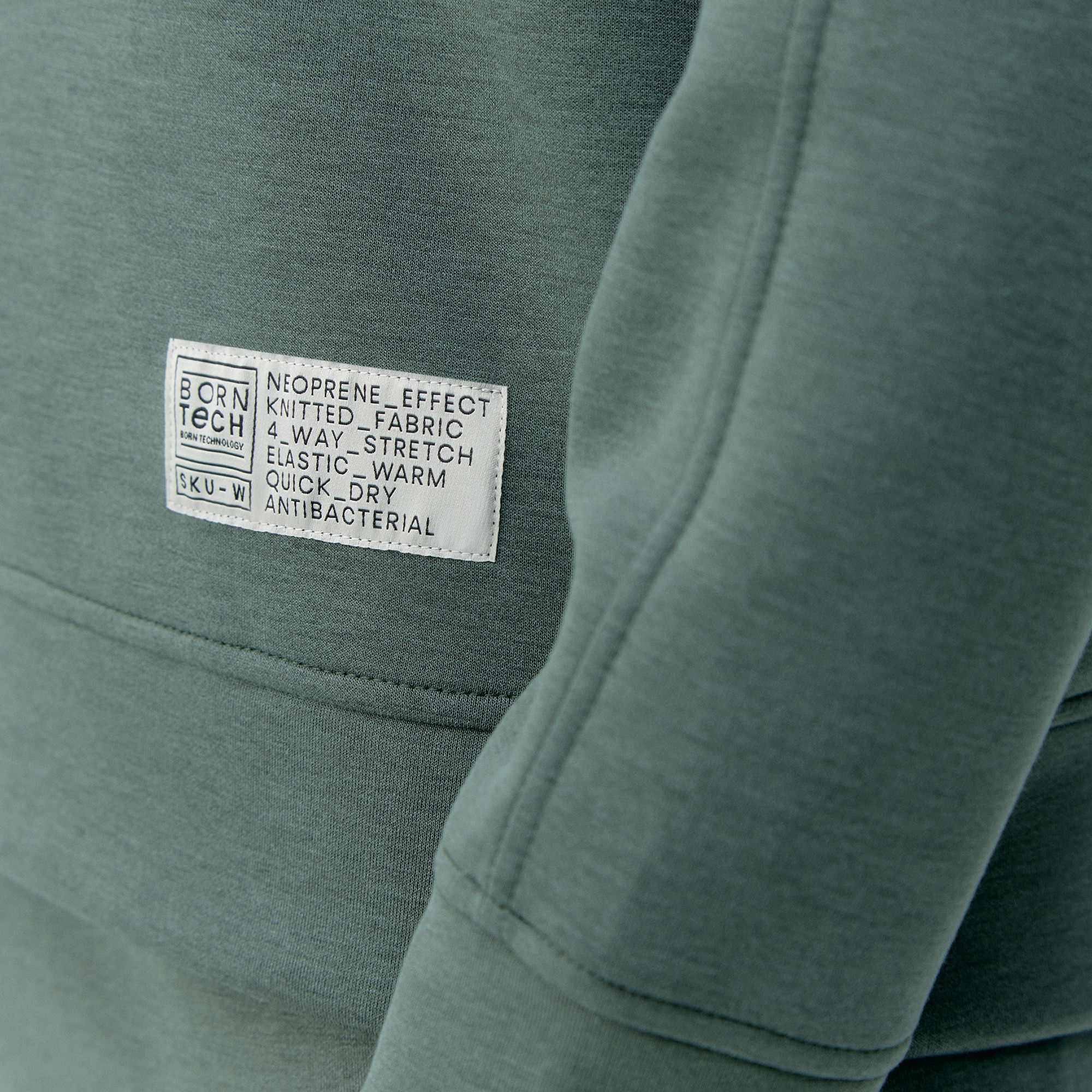 Sudadera de hombre Lomond Born Living Yoga - Verde militar Verde militar-4