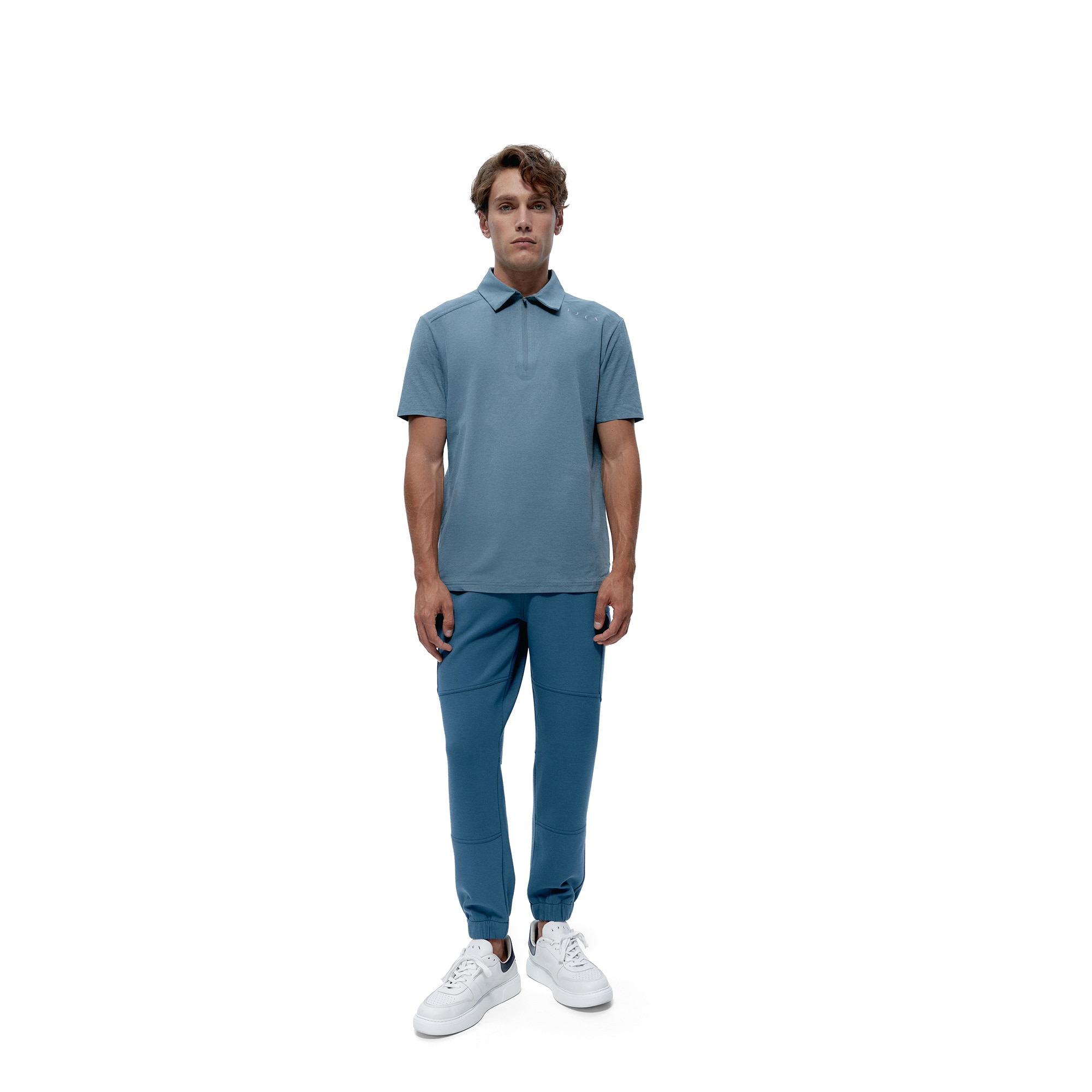 Polo de hombre Kariba Born Living Yoga - Azul grisáceo Azul grisáceo-5