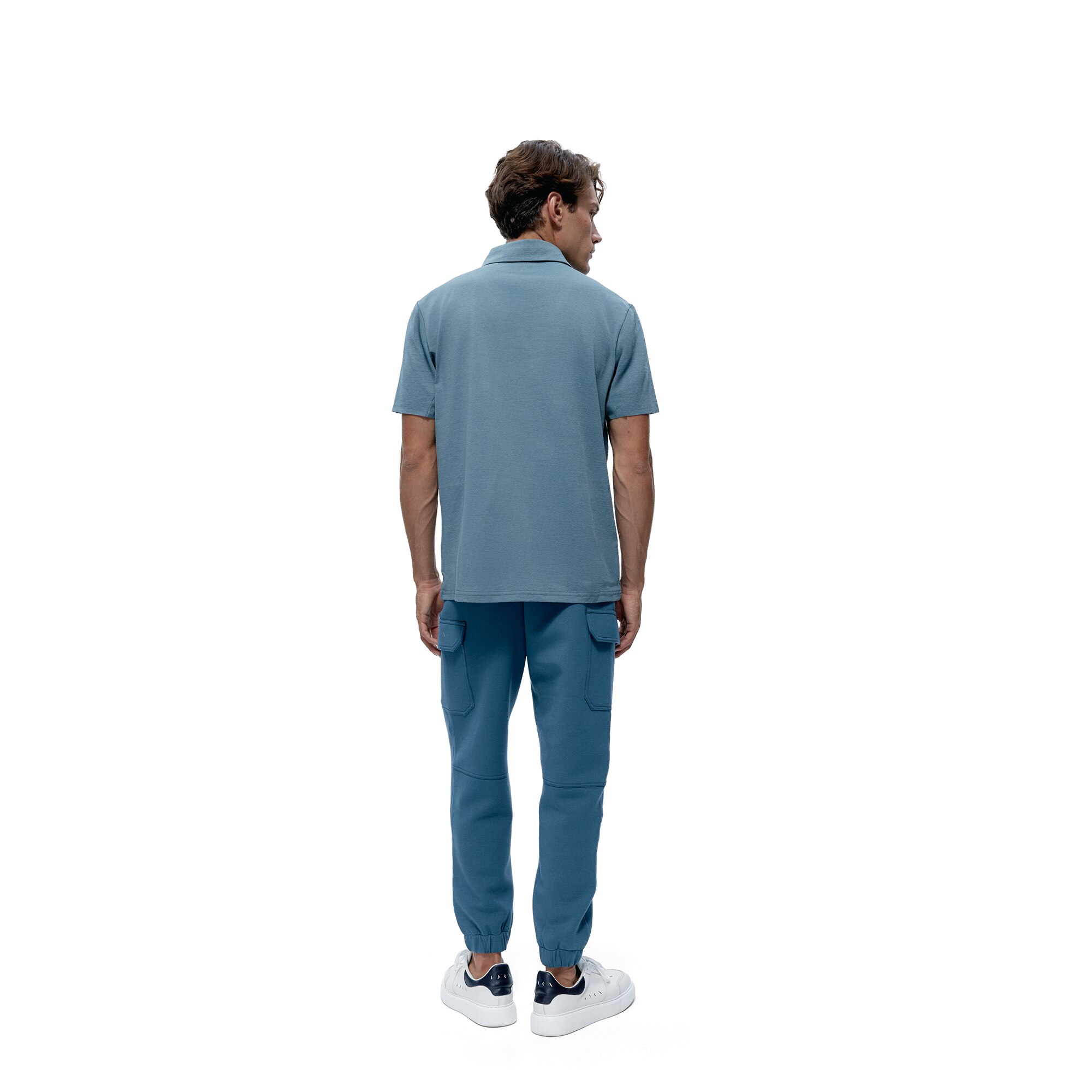 Polo de hombre Kariba Born Living Yoga - Azul grisáceo Azul grisáceo-6