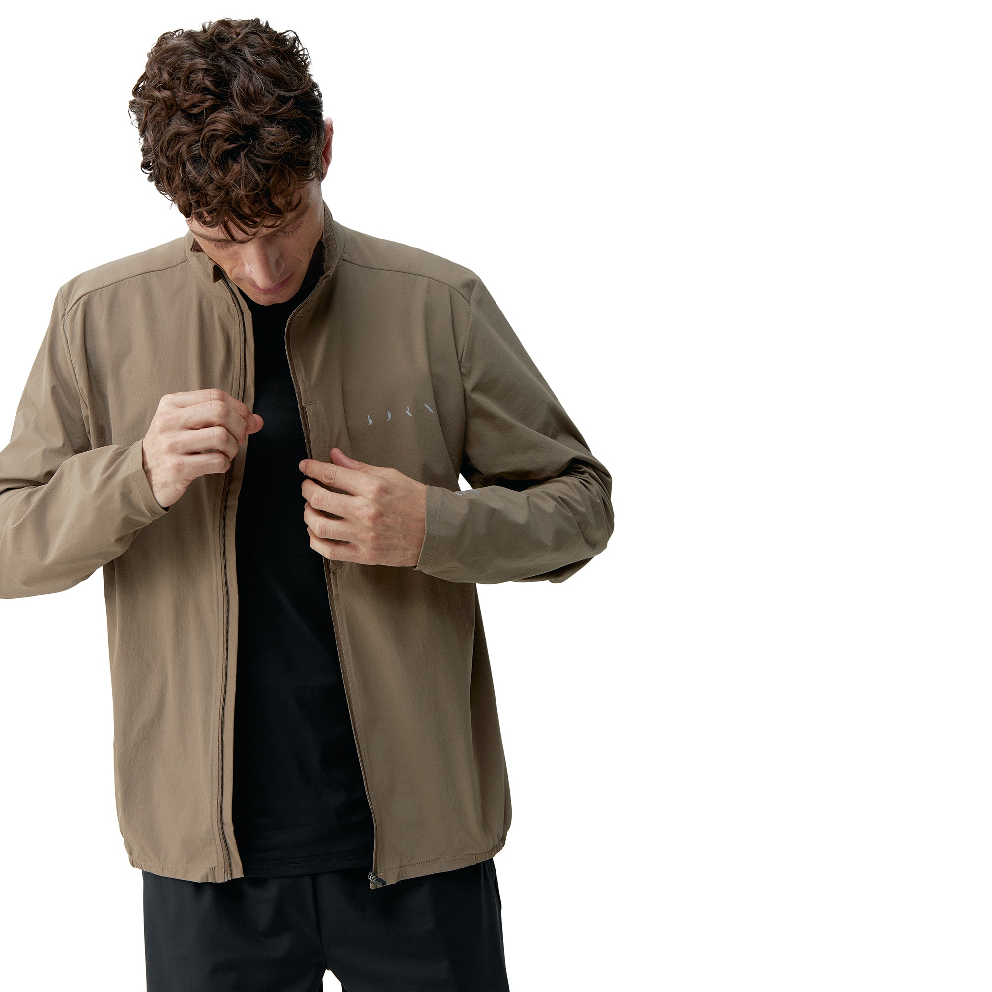 Chaqueta de hombre Nyasa Born Living Yoga - Nuez Nuez-1