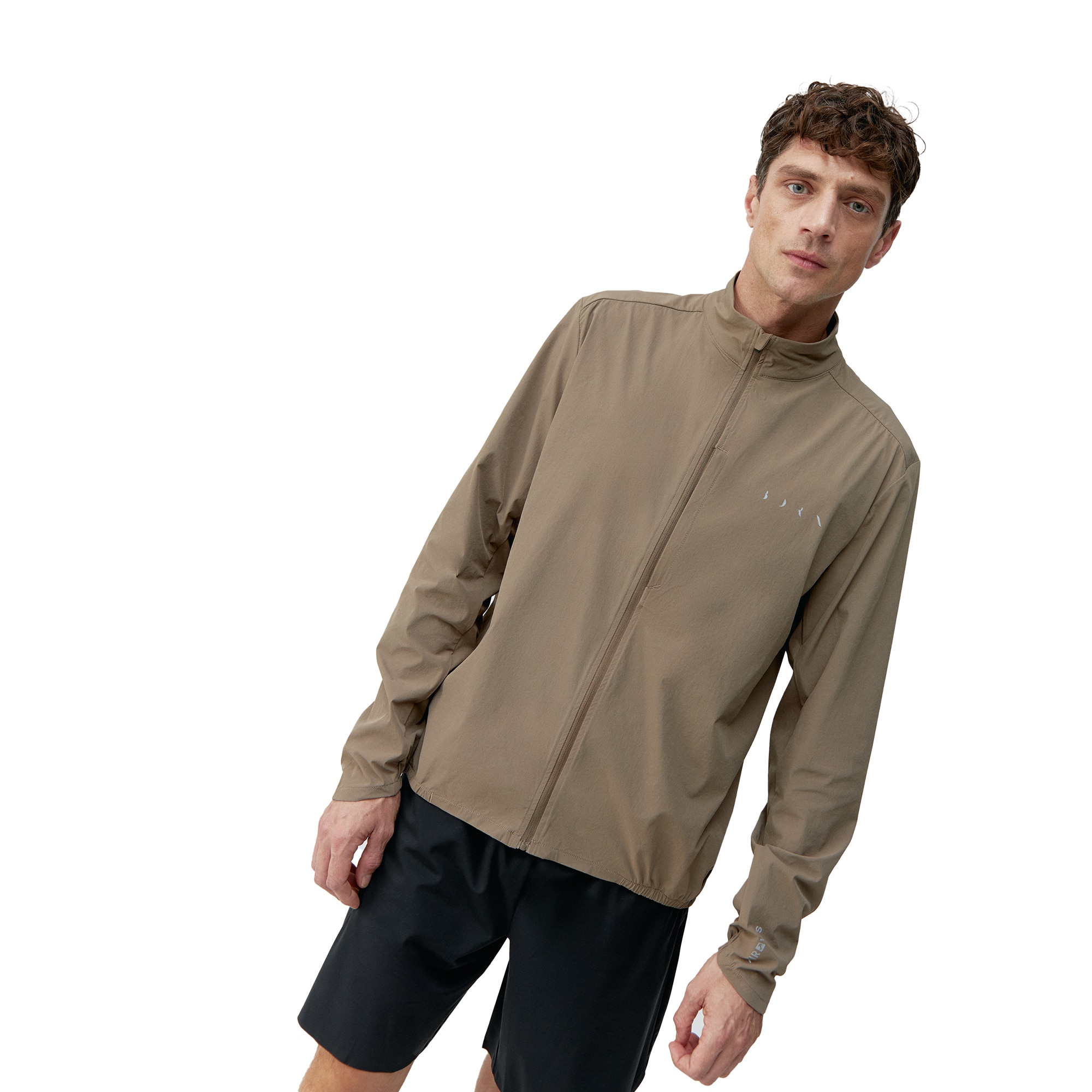 Chaqueta de hombre Nyasa Born Living Yoga - Nuez Nuez-3