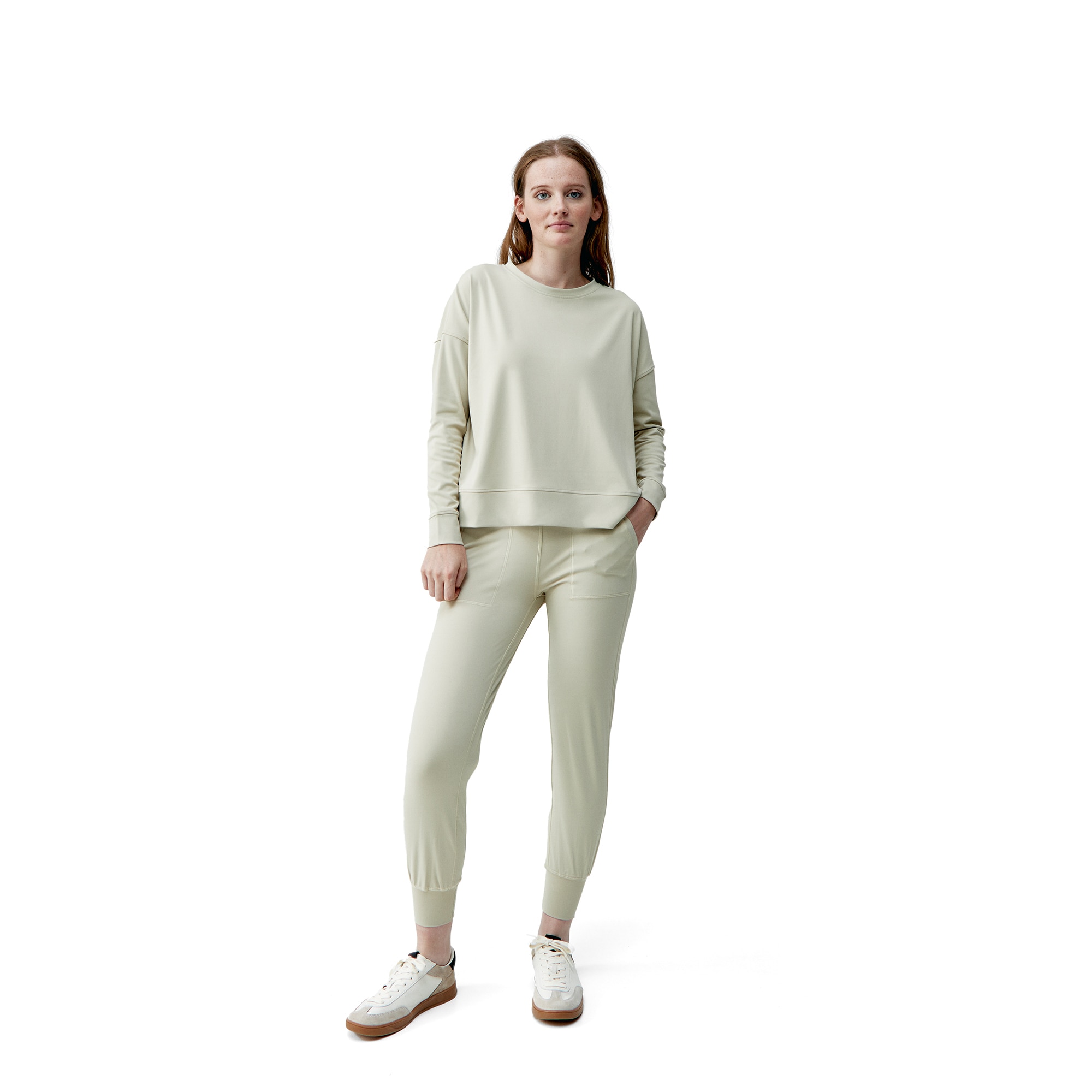 Pantalón de mujer Daba Born Living Yoga - Crema Crema-5