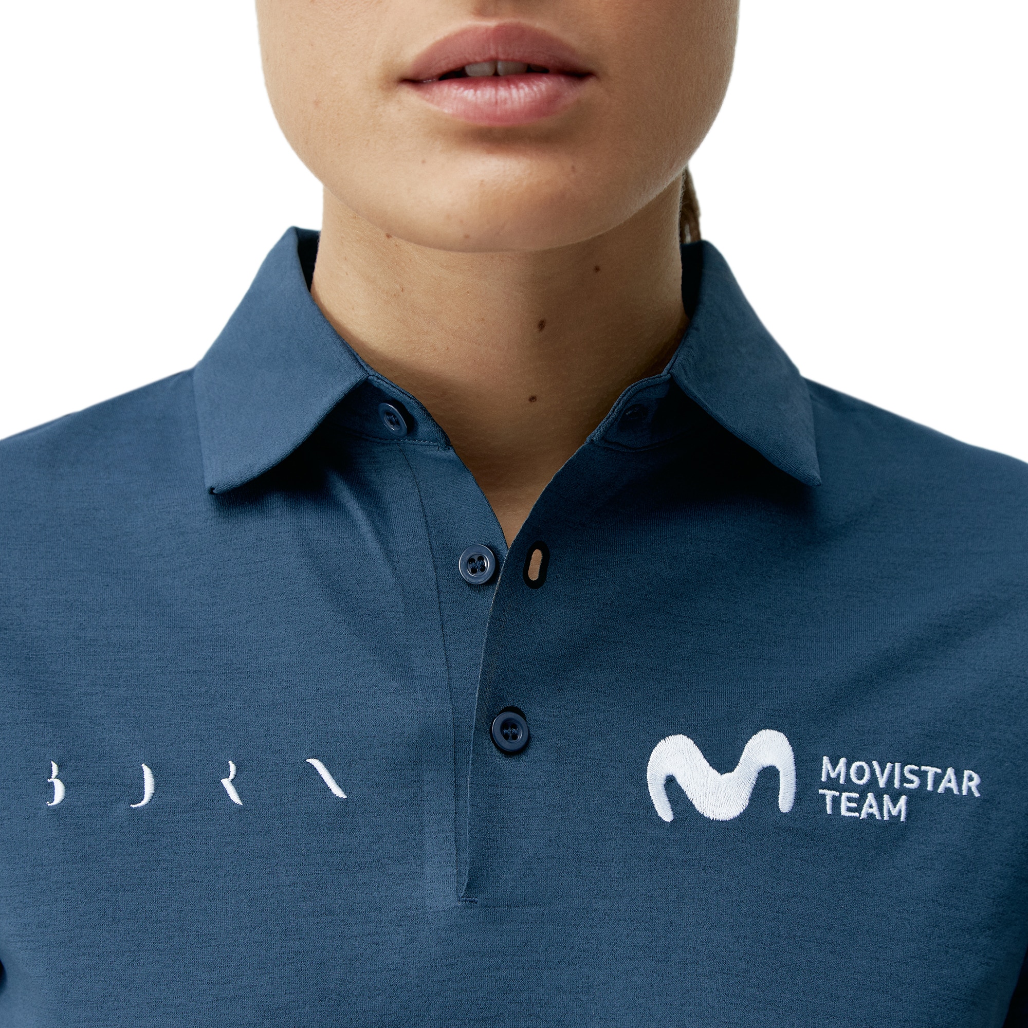 Imagen 5 de Polo de mujer Movistar Born Living Yoga - Azul marino Azul marino