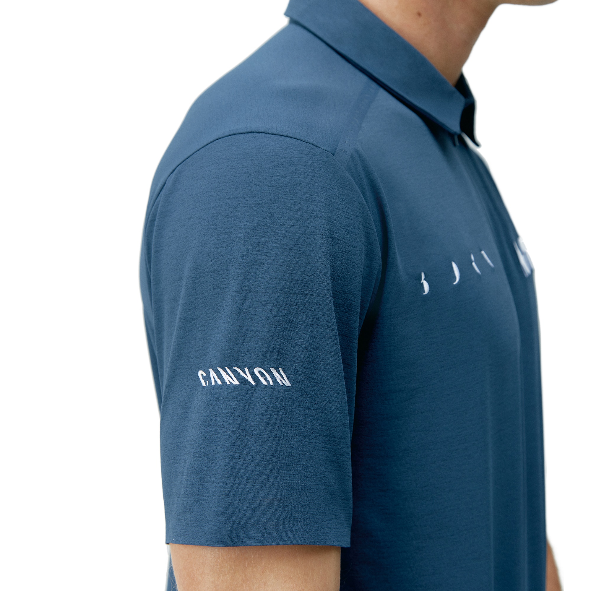 Polo de hombre Movistar Born Living Yoga - Azul marino Azul marino-4