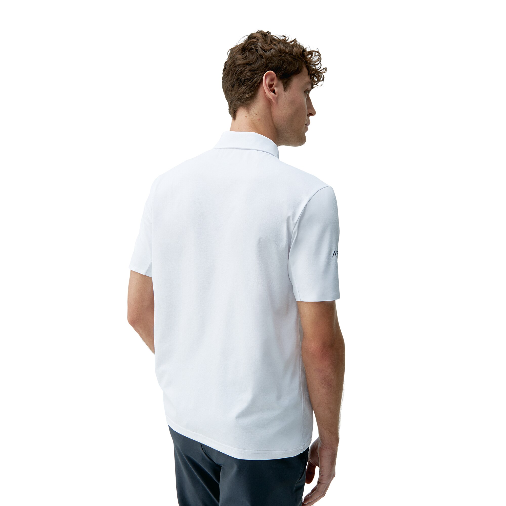 Polo de hombre Movistar Born Living Yoga - Blanco Blanco-2