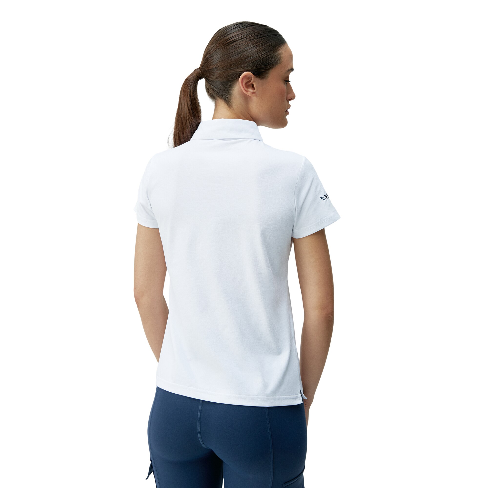 Imagen 2 de Polo de mujer Movistar Born Living Yoga - Blanco Blanco