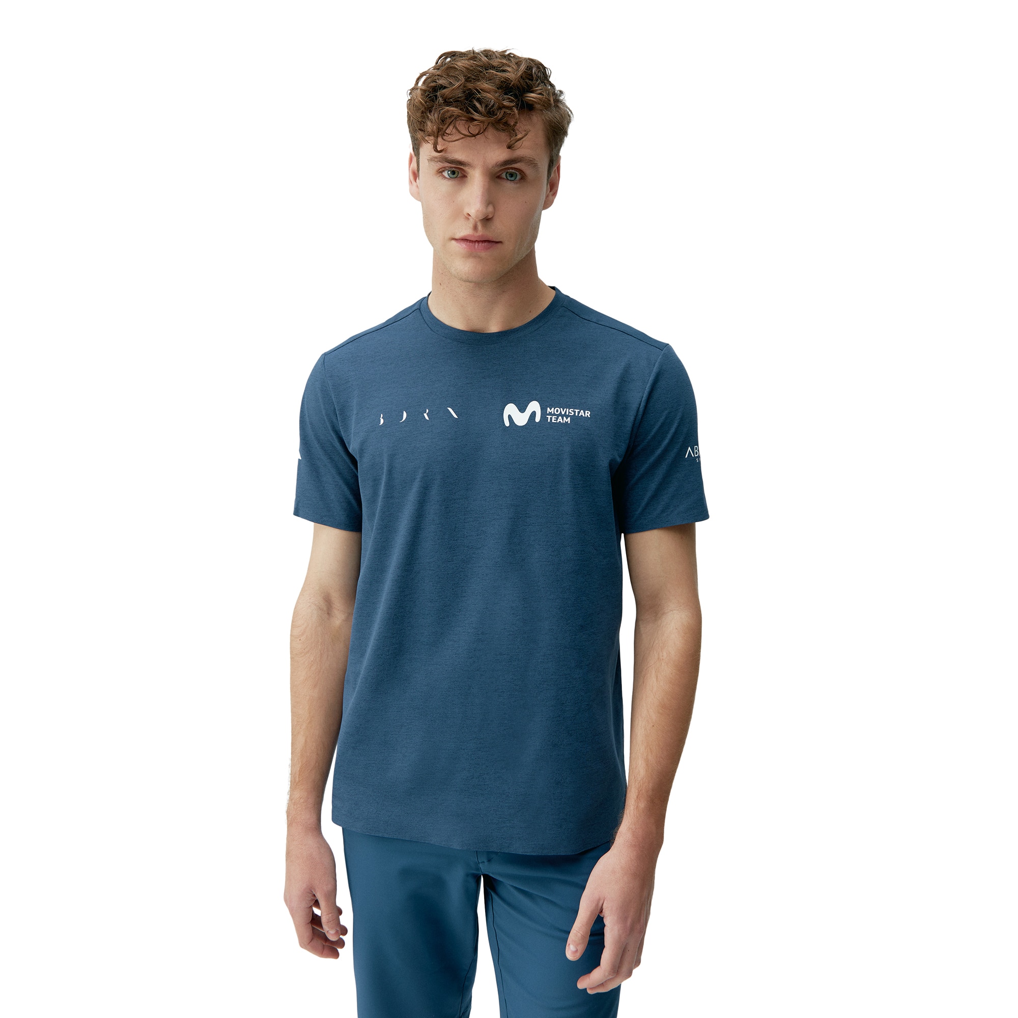 Imagen 0 de Camiseta de hombre Movistar Born Living Yoga Azul marino