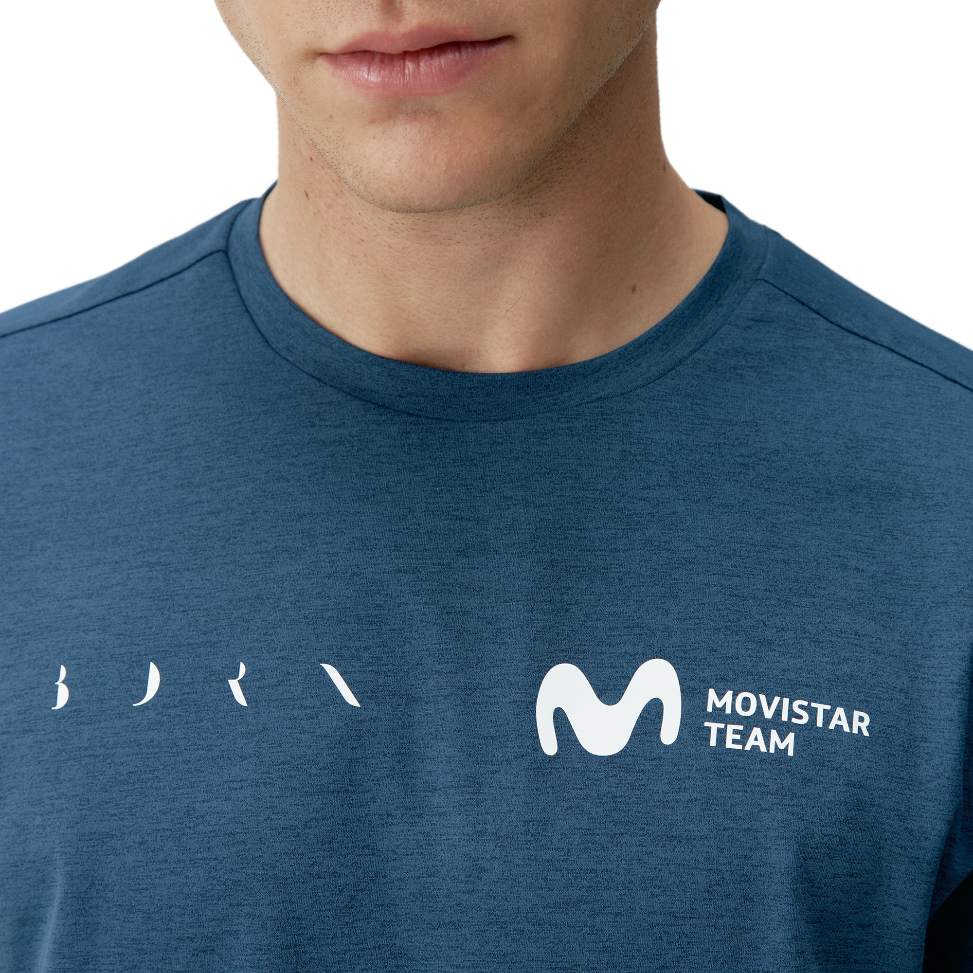 Camiseta de hombre Movistar Born Living Yoga - Azul marino Azul marino-4