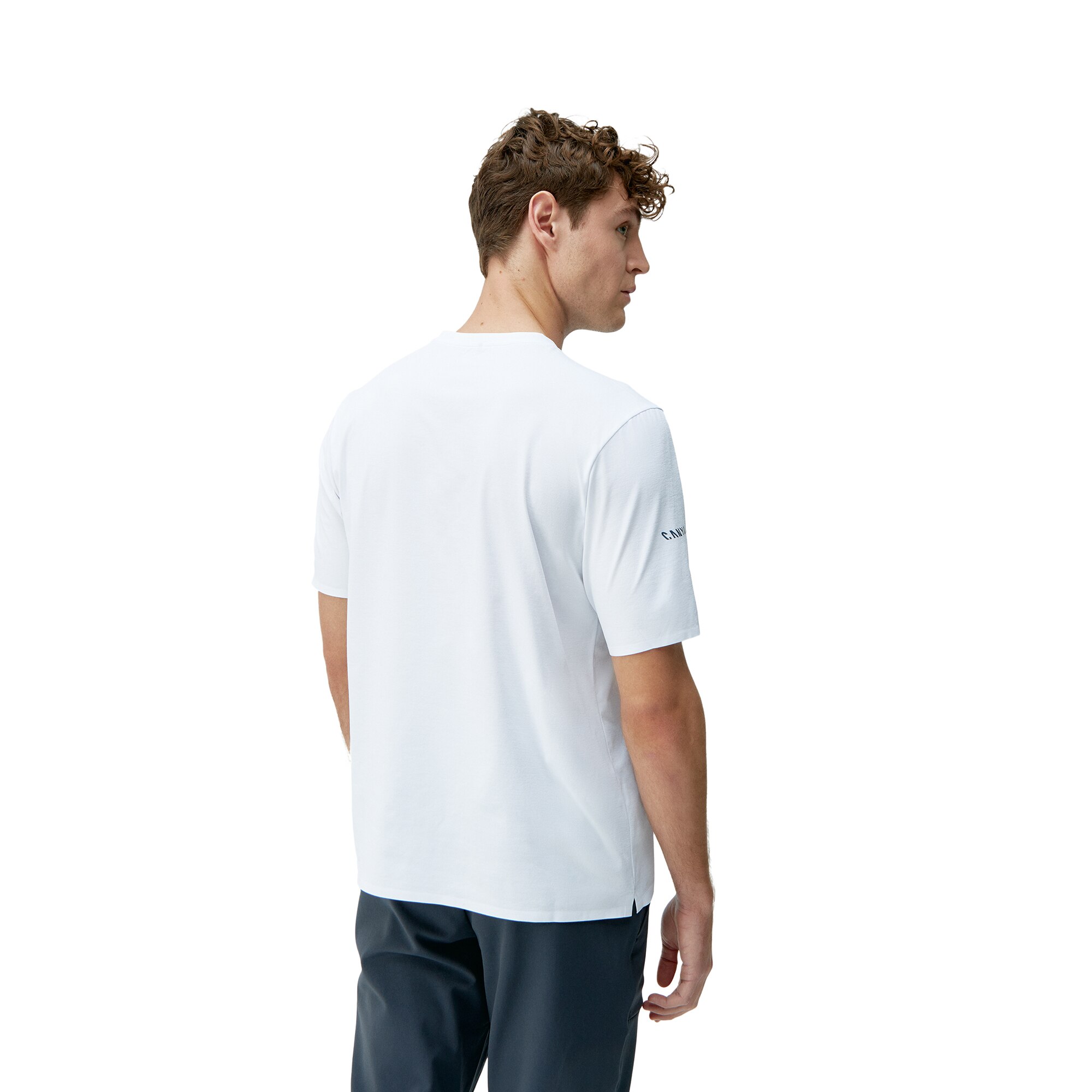 Camiseta de hombre Movistar Born Living Yoga - Blanco Blanco-2