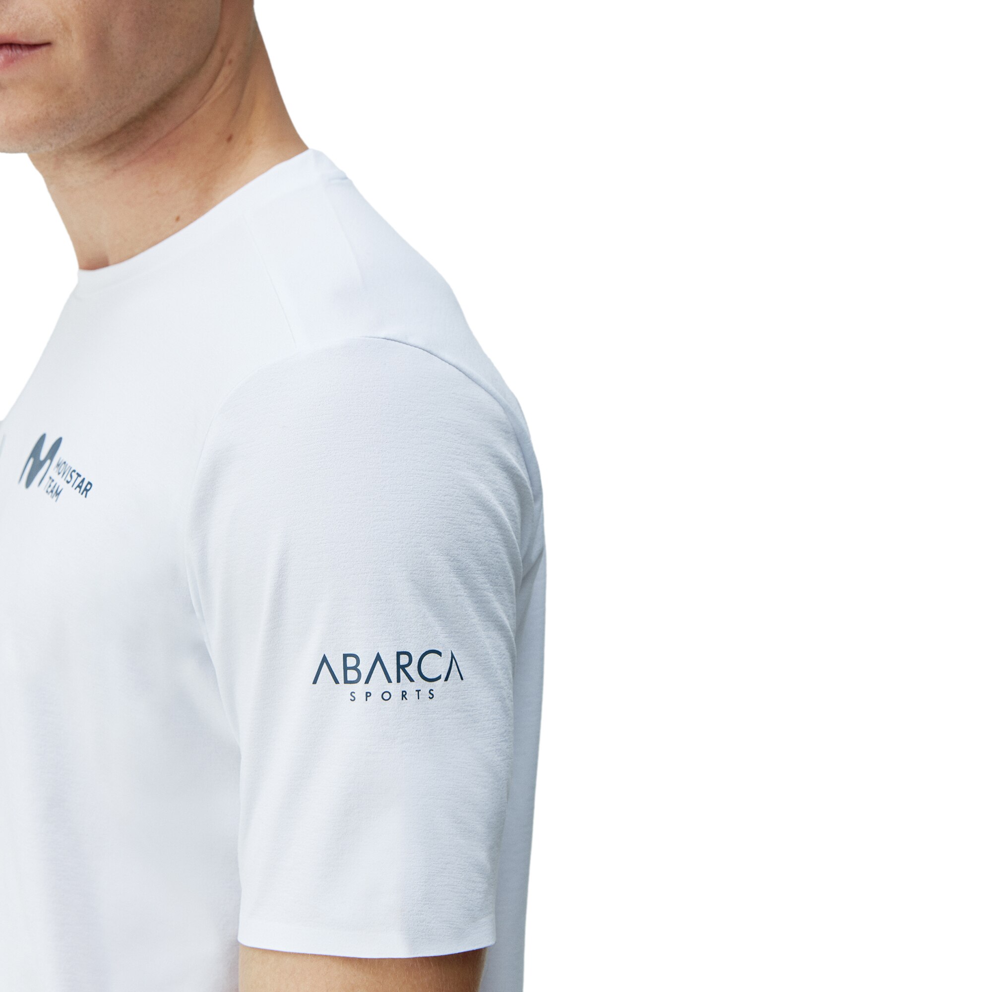 Camiseta de hombre Movistar Born Living Yoga - Blanco Blanco-4
