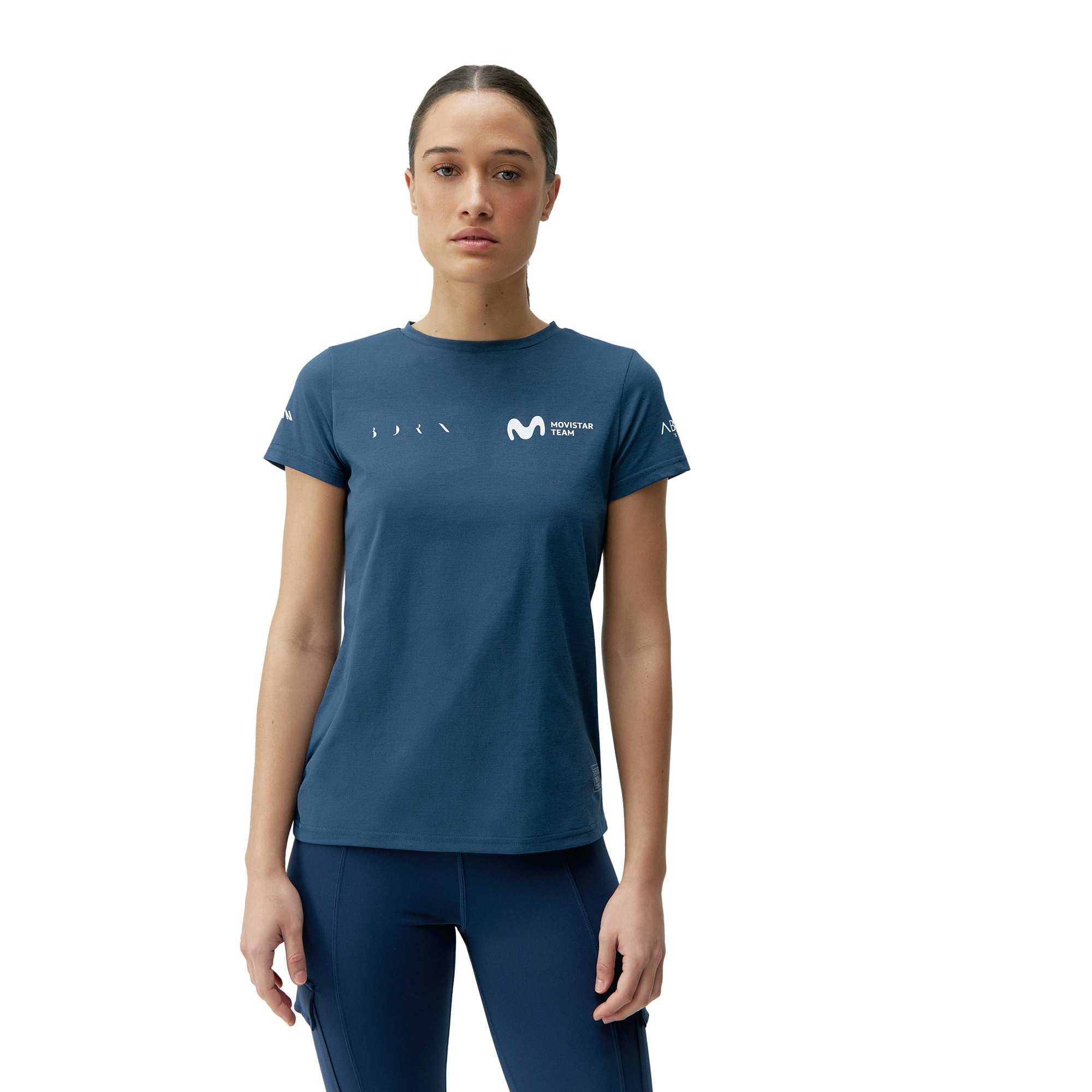 Born Camiseta de mujer Movistar Living Yoga Blanco