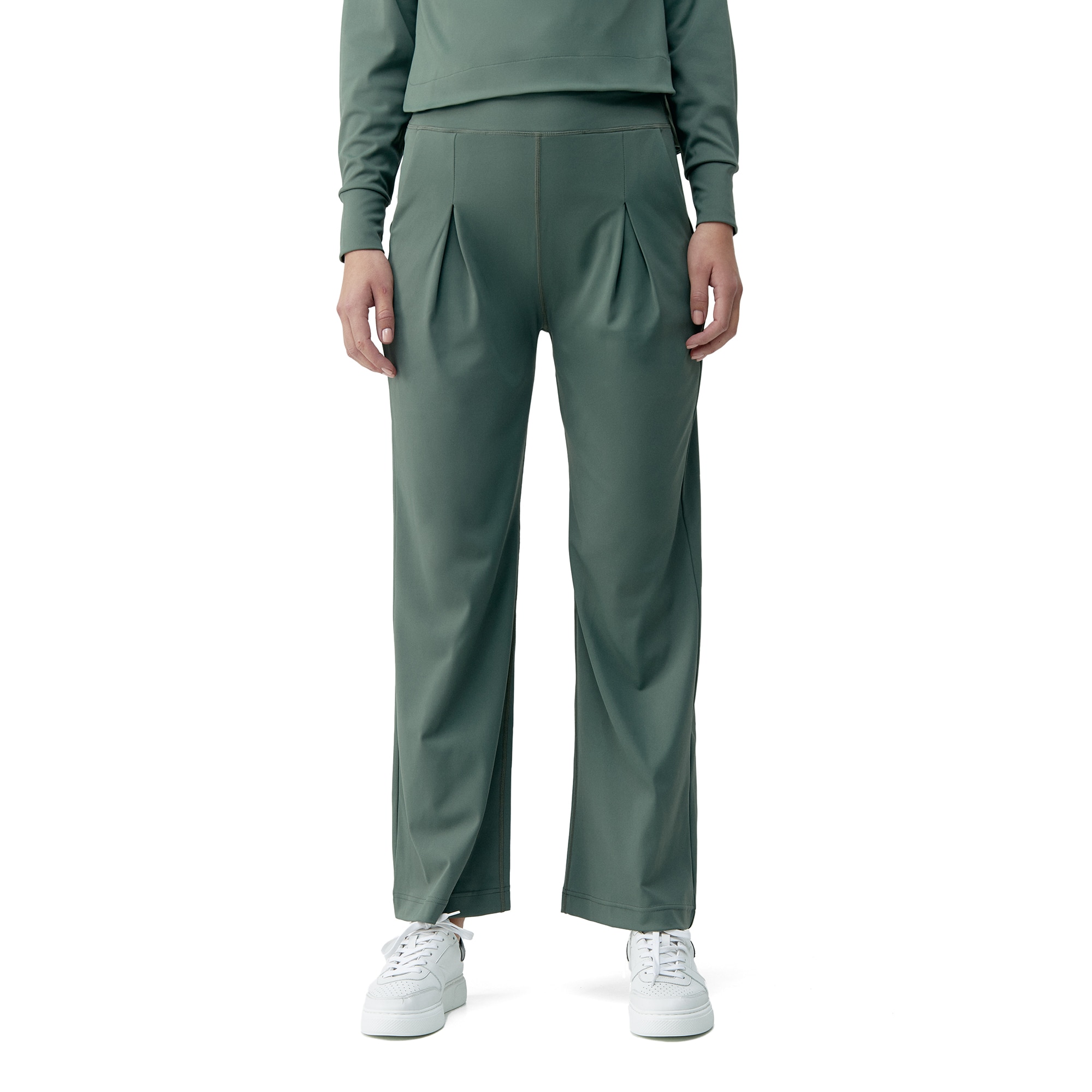 Born Pantalones de mujer Audrey Living Yoga Verde militar