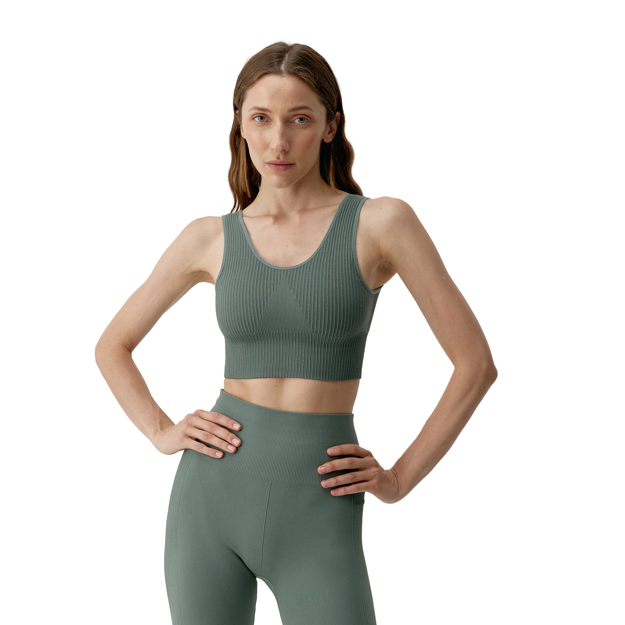Top de Mujer Flow BORN - Verde menta Verde menta-1