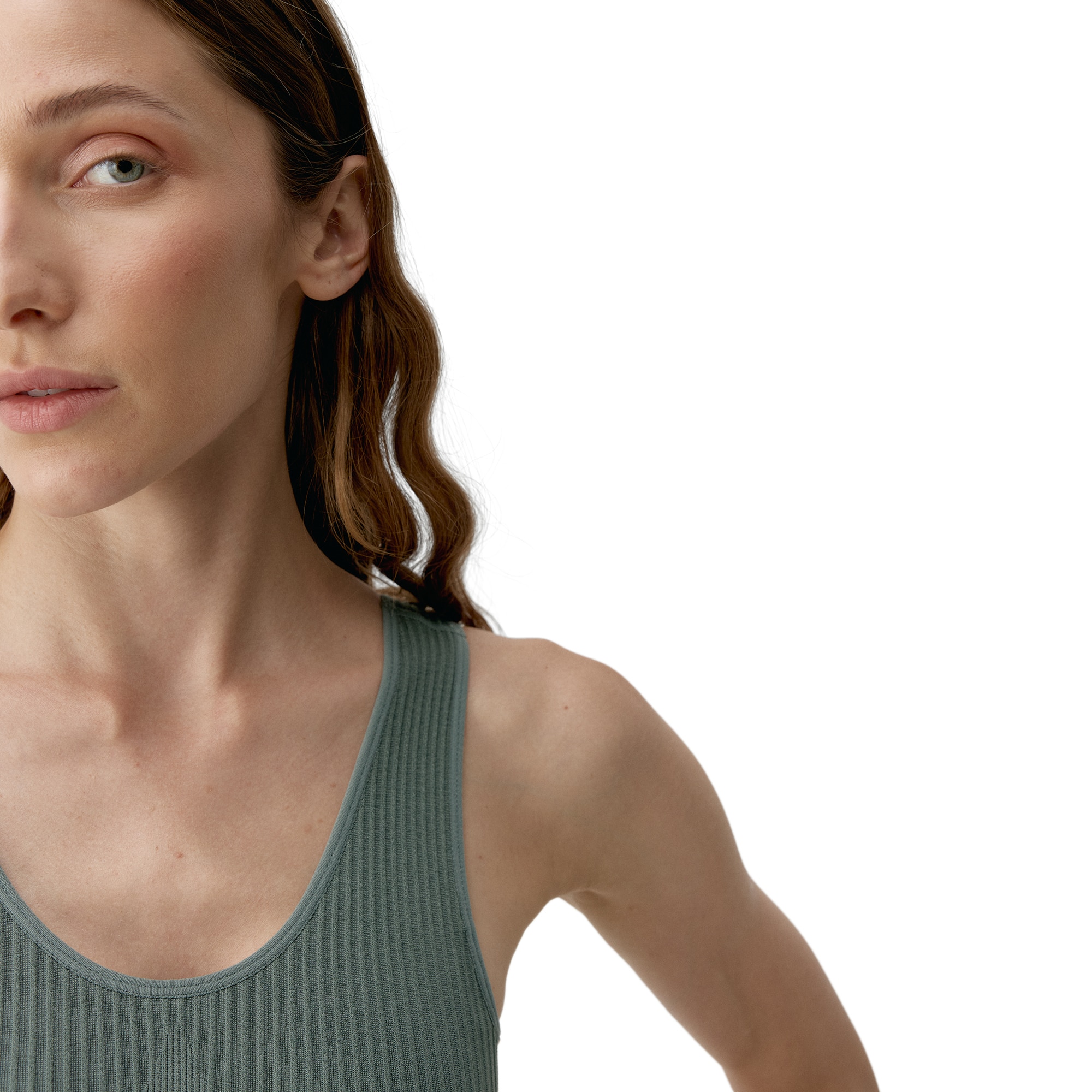 Top de Mujer Flow BORN - Verde menta Verde menta-3