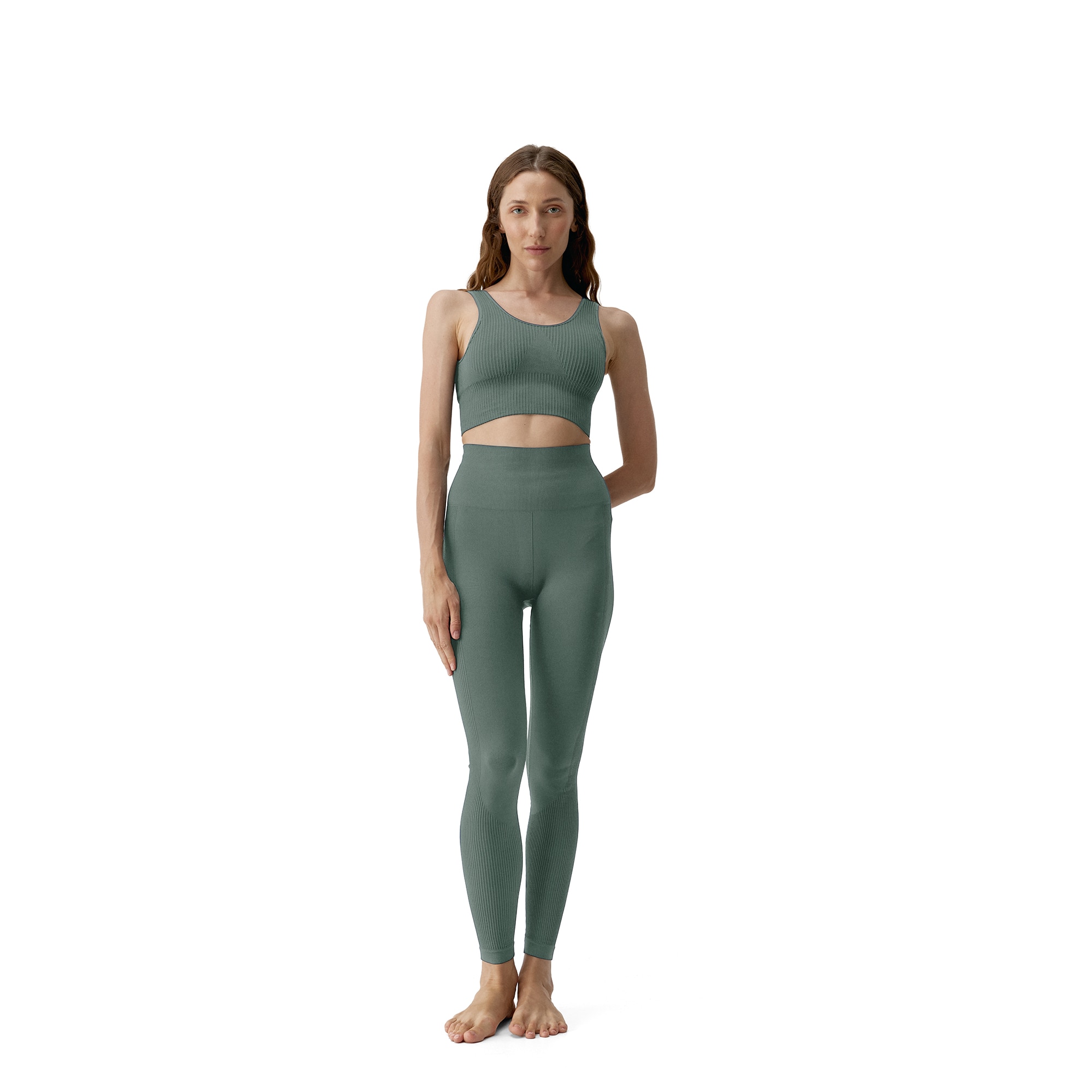 Top de Mujer Flow BORN - Verde menta Verde menta-5
