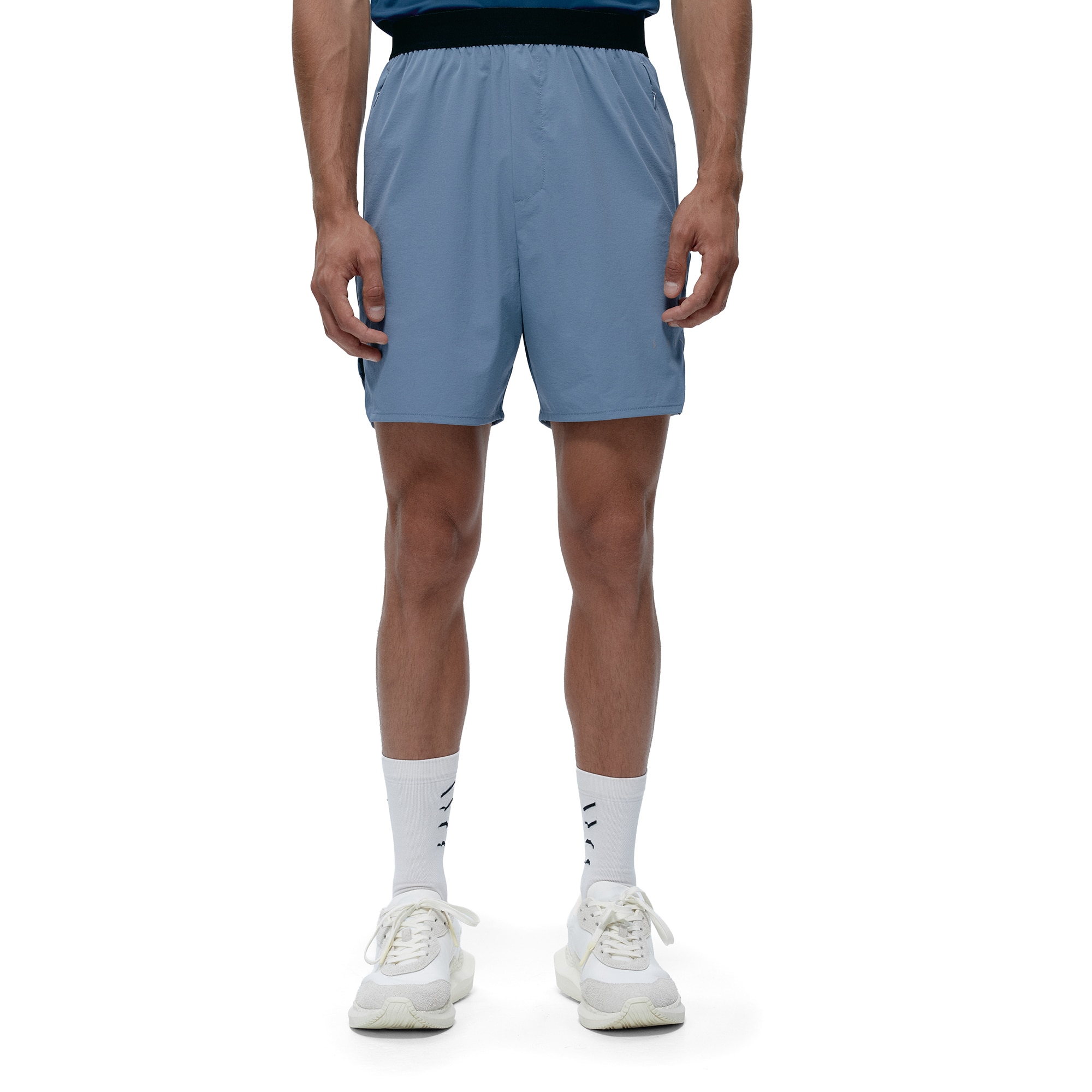 Born Pantalón corto de hombre Malaui Living Yoga Azul denim