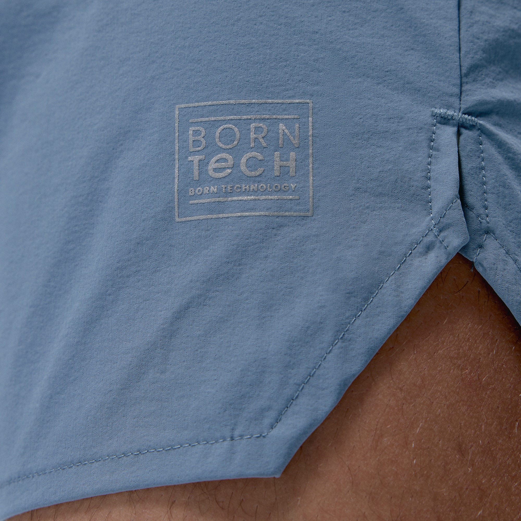 Imagen 3 de Pantalón corto de hombre Malaui Born Living Yoga - Azul grisáceo Azul grisáceo