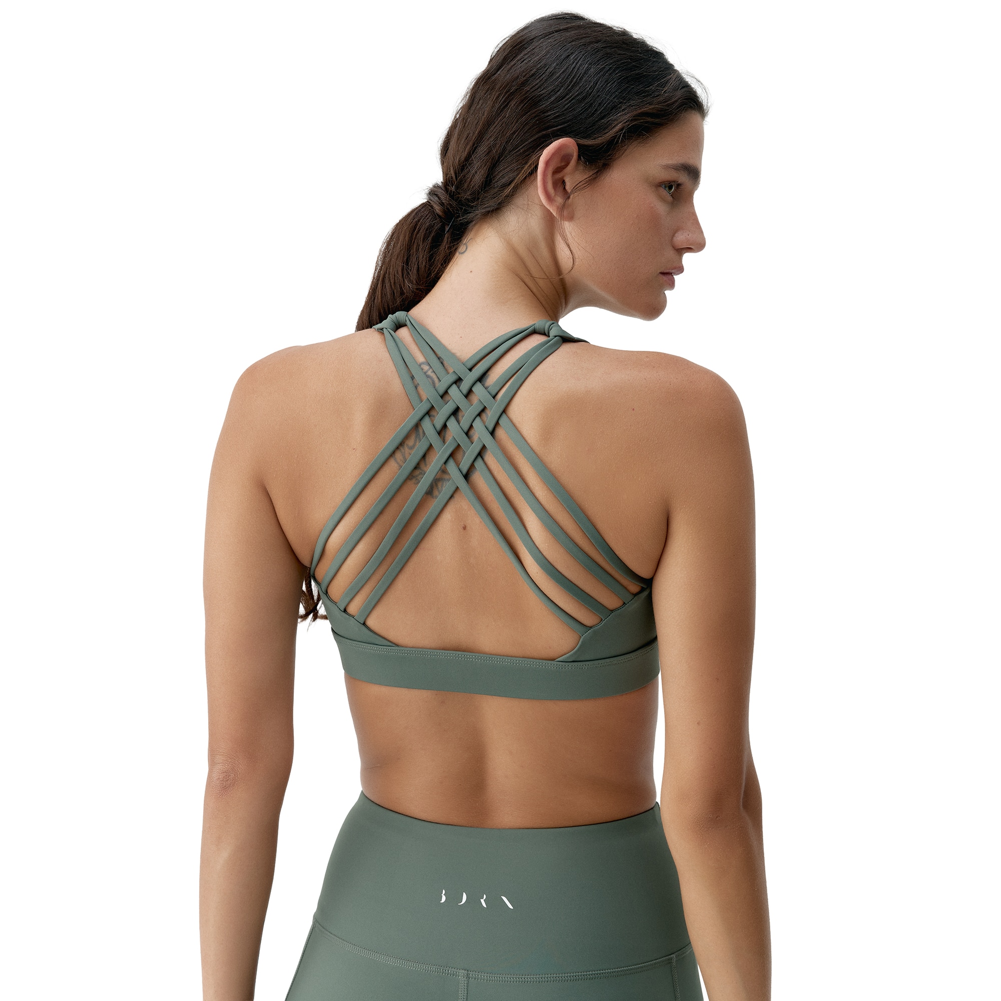 Top de Mujer Nexa BORN - Verde oscuro Verde oscuro-2