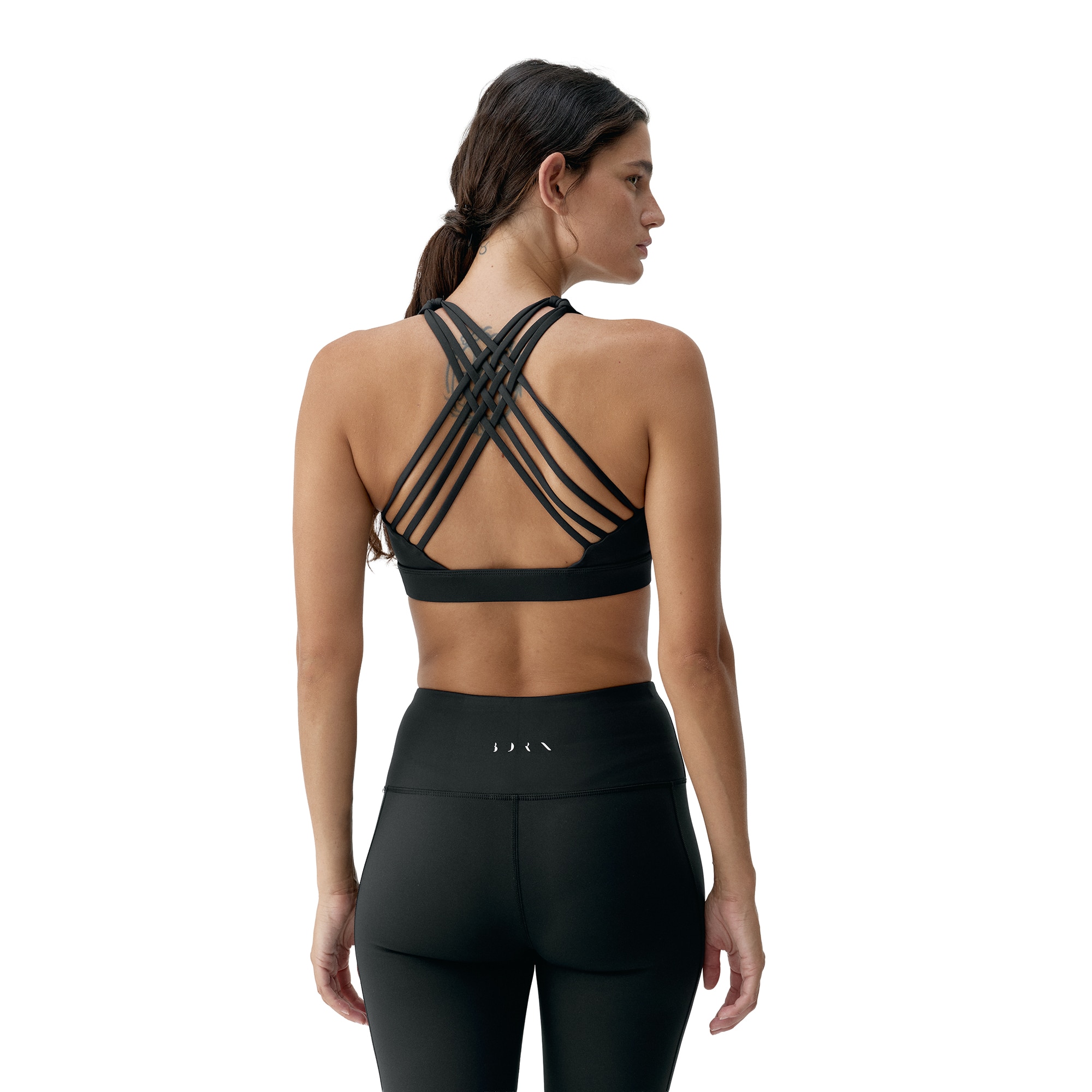 Top de Mujer Nexa BORN - Negro Negro-2