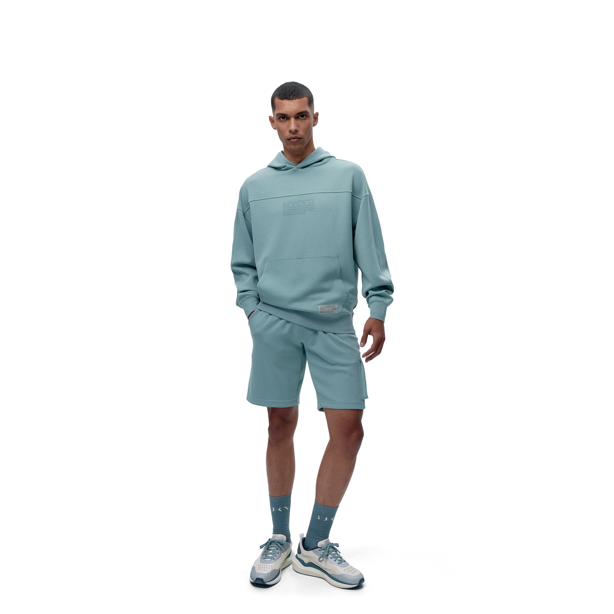 Sudadera de hombre Halong Born Living Yoga - Verde menta Verde menta-5