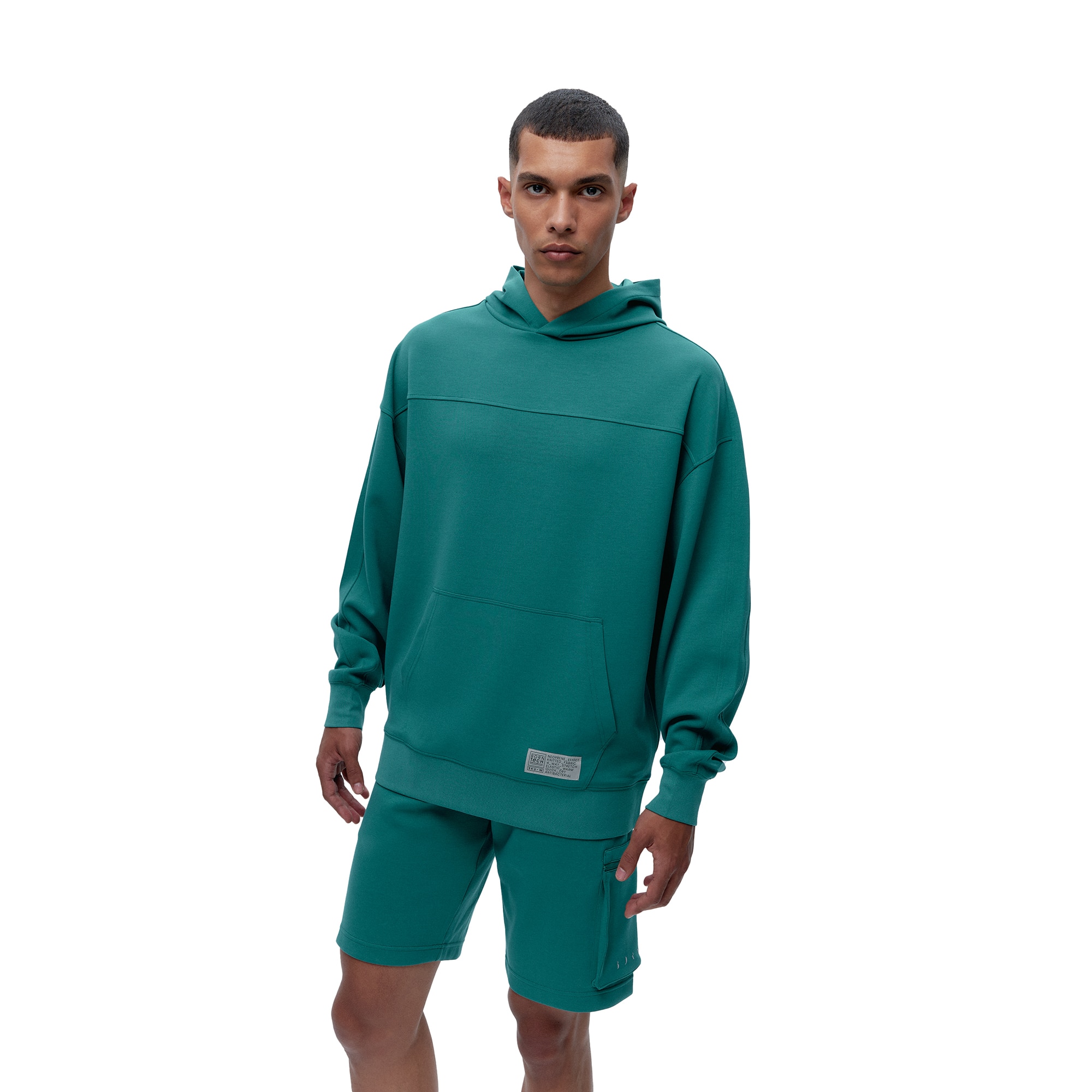 Sudadera de hombre Halong Born Living Yoga - Verde azulado Verde azulado-1