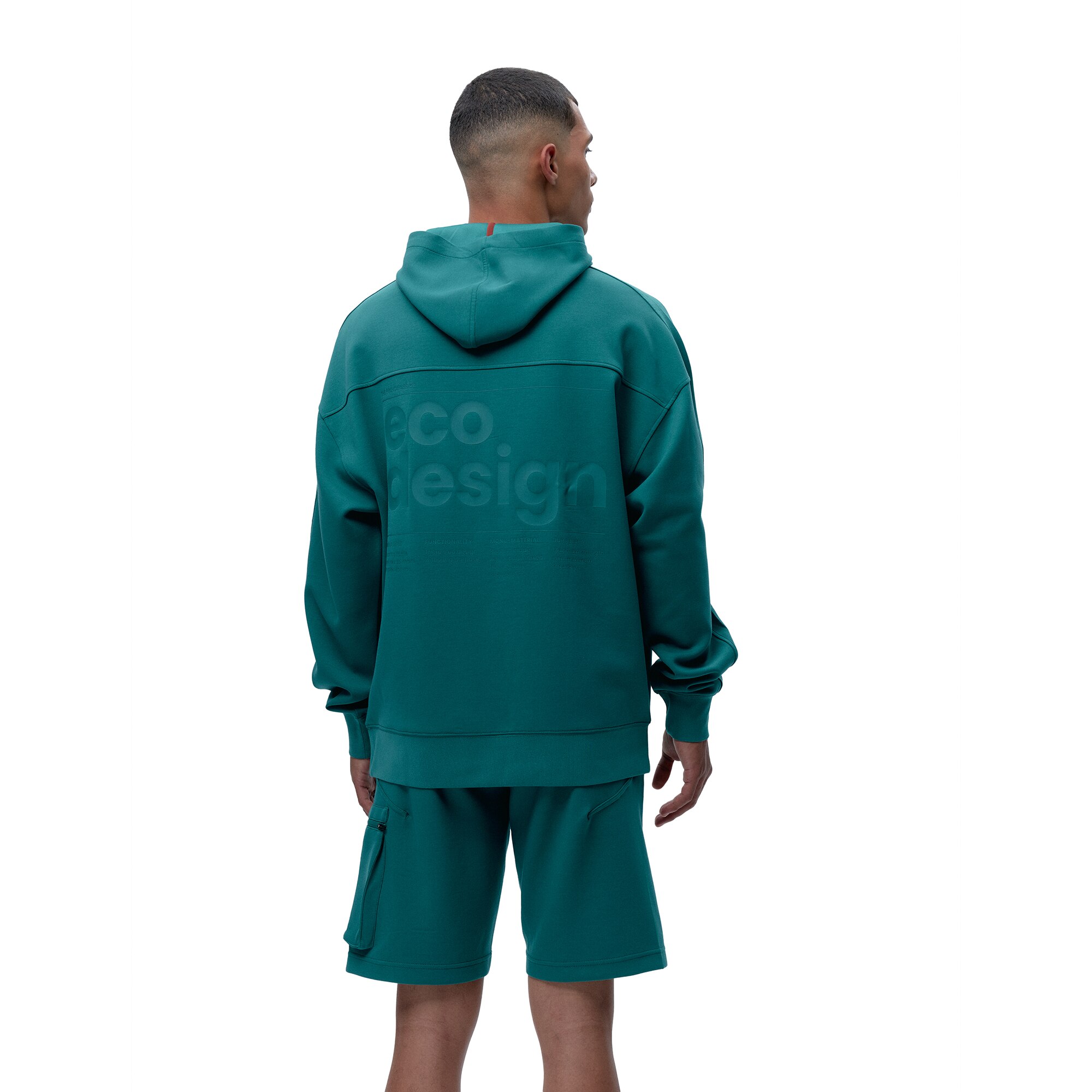 Sudadera de hombre Halong Born Living Yoga - Verde azulado Verde azulado-2