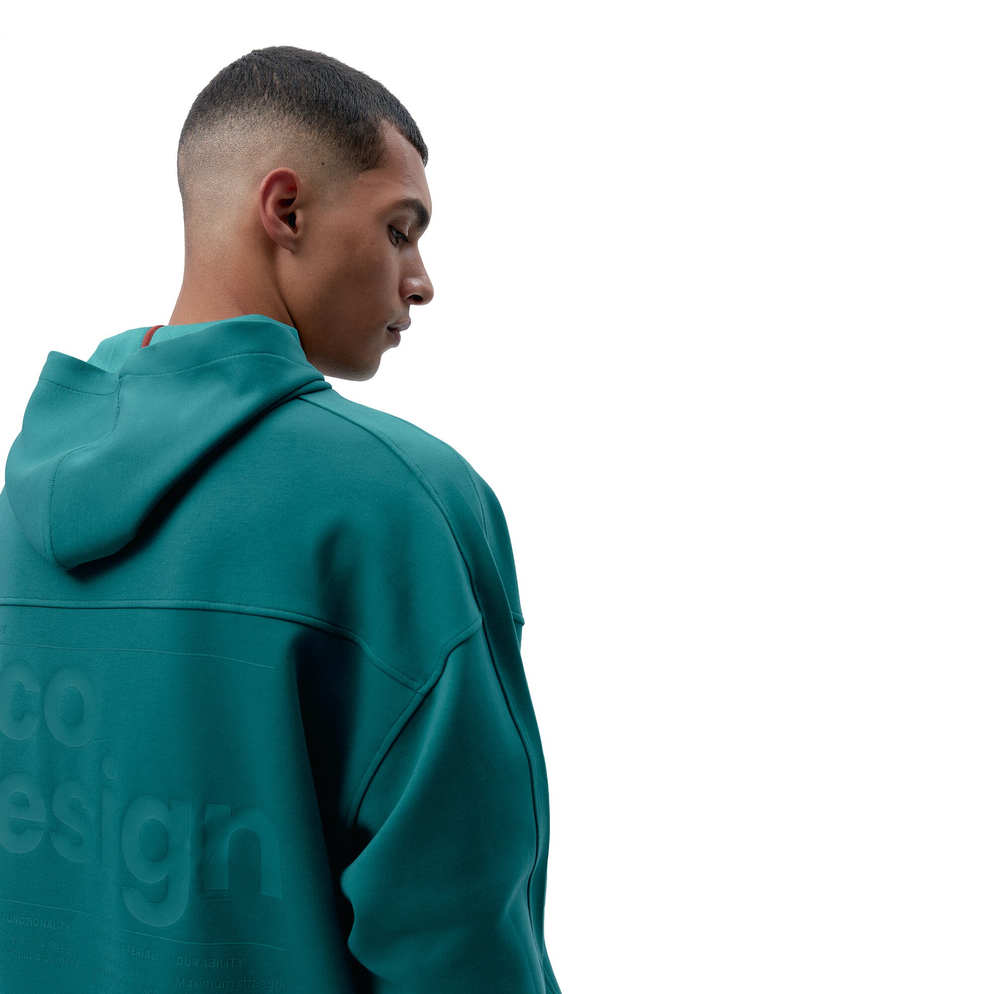 Sudadera de hombre Halong Born Living Yoga - Verde azulado Verde azulado-4