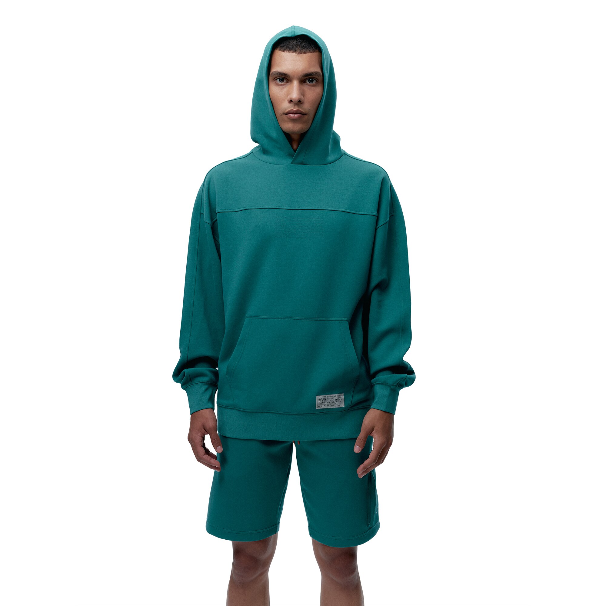 Sudadera de hombre Halong Born Living Yoga - Verde azulado Verde azulado-6