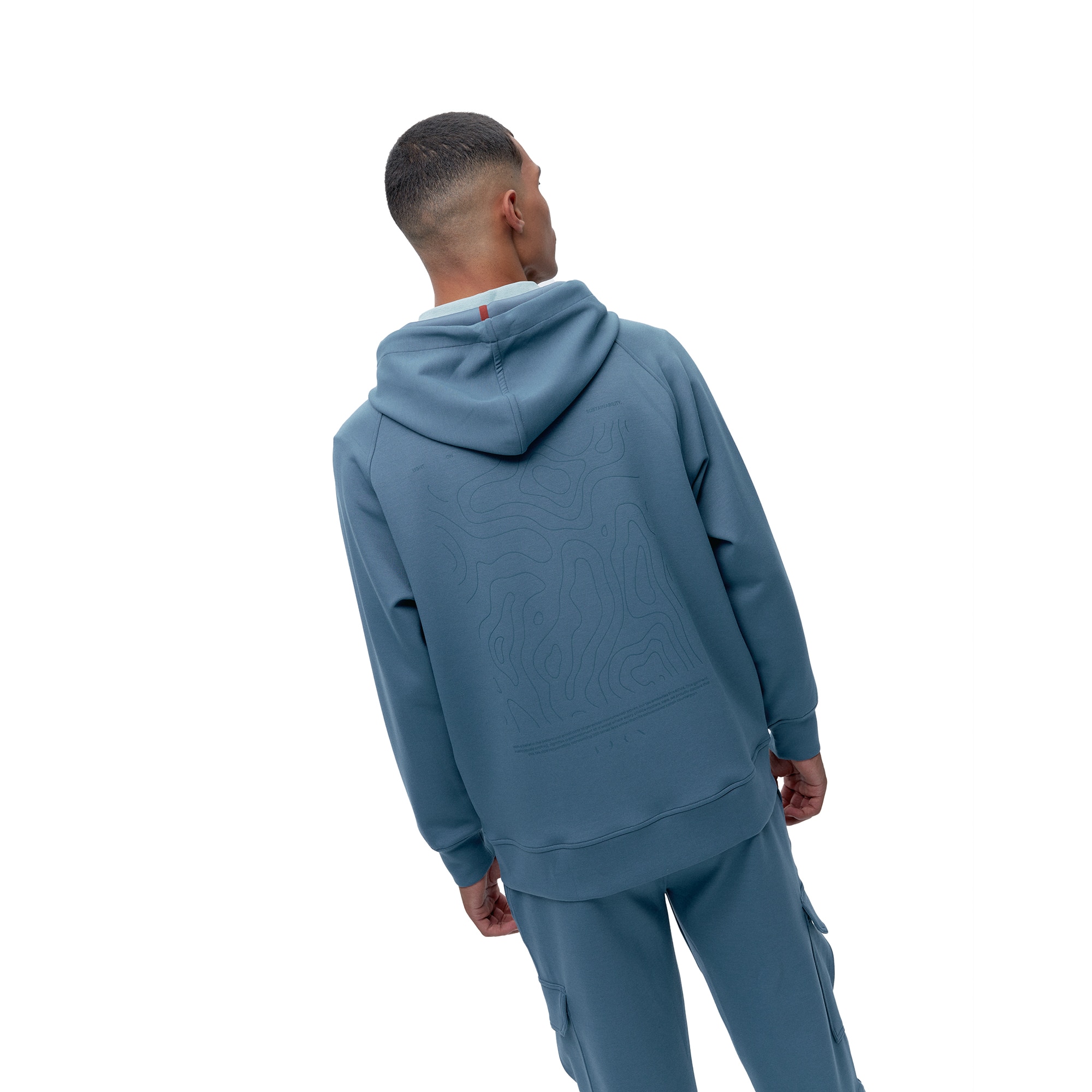 Sudadera de hombre Biafra Born Living Yoga - Azul grisáceo Azul grisáceo-2