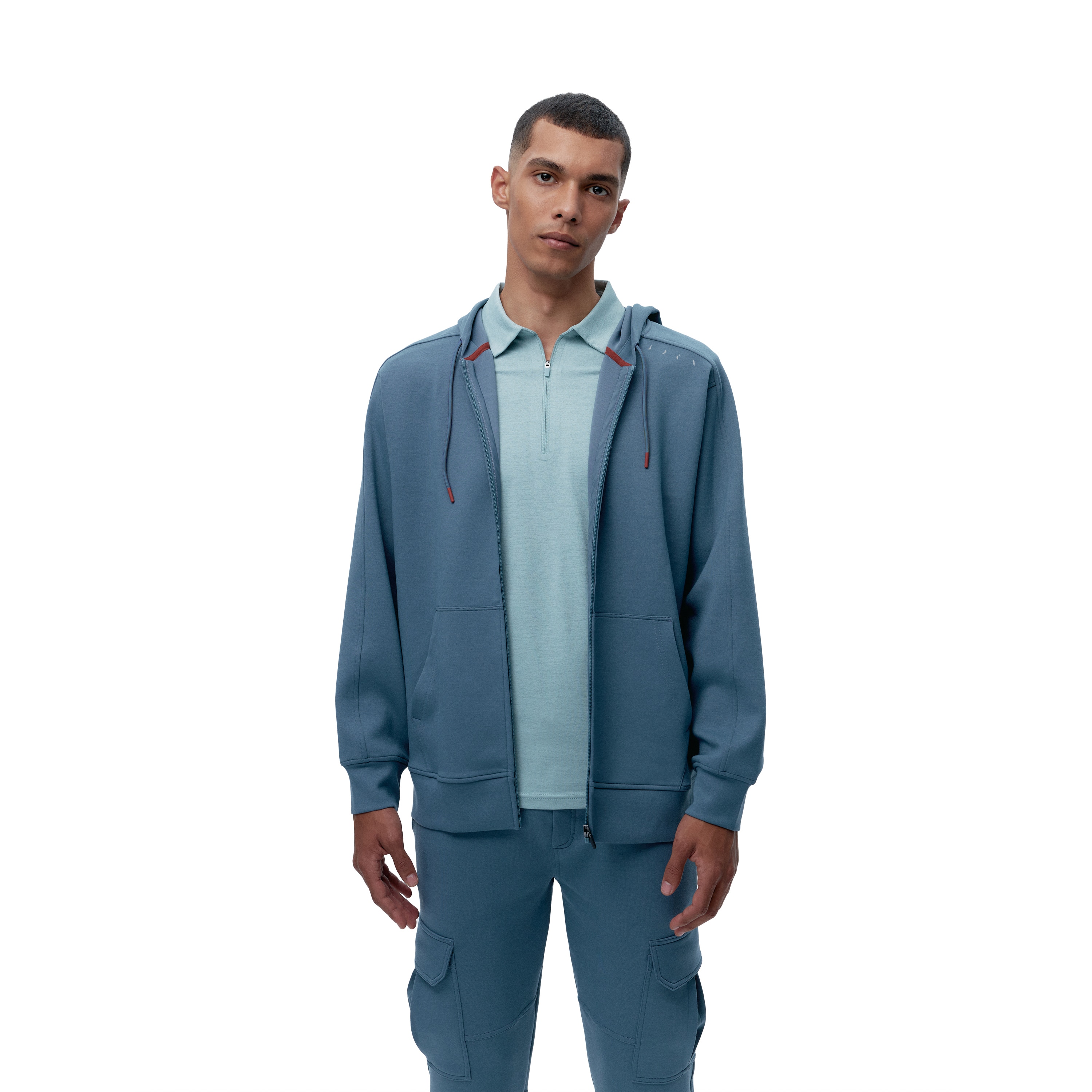 Sudadera de hombre Biafra Born Living Yoga - Azul grisáceo Azul grisáceo-5