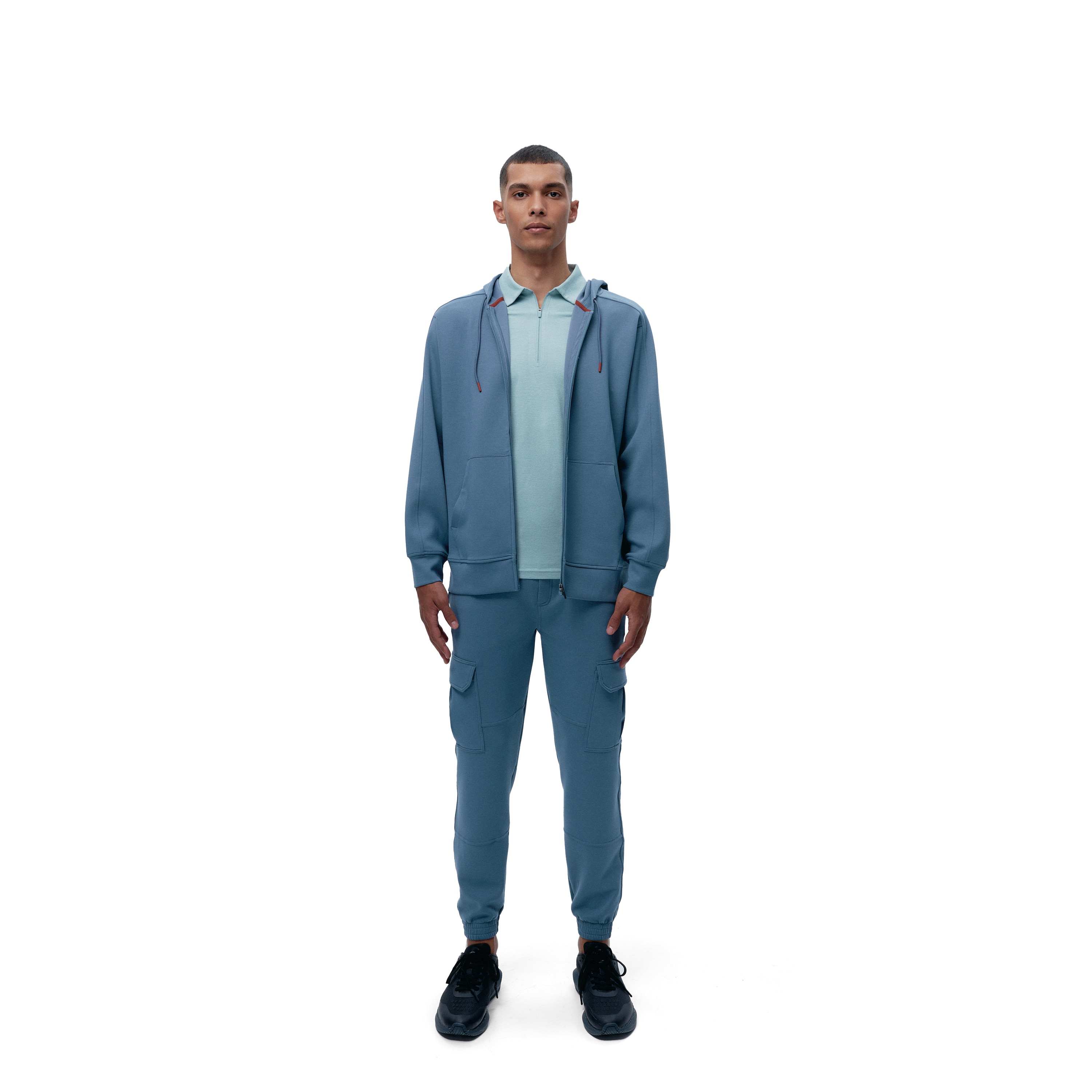 Sudadera de hombre Biafra Born Living Yoga - Azul grisáceo Azul grisáceo-6