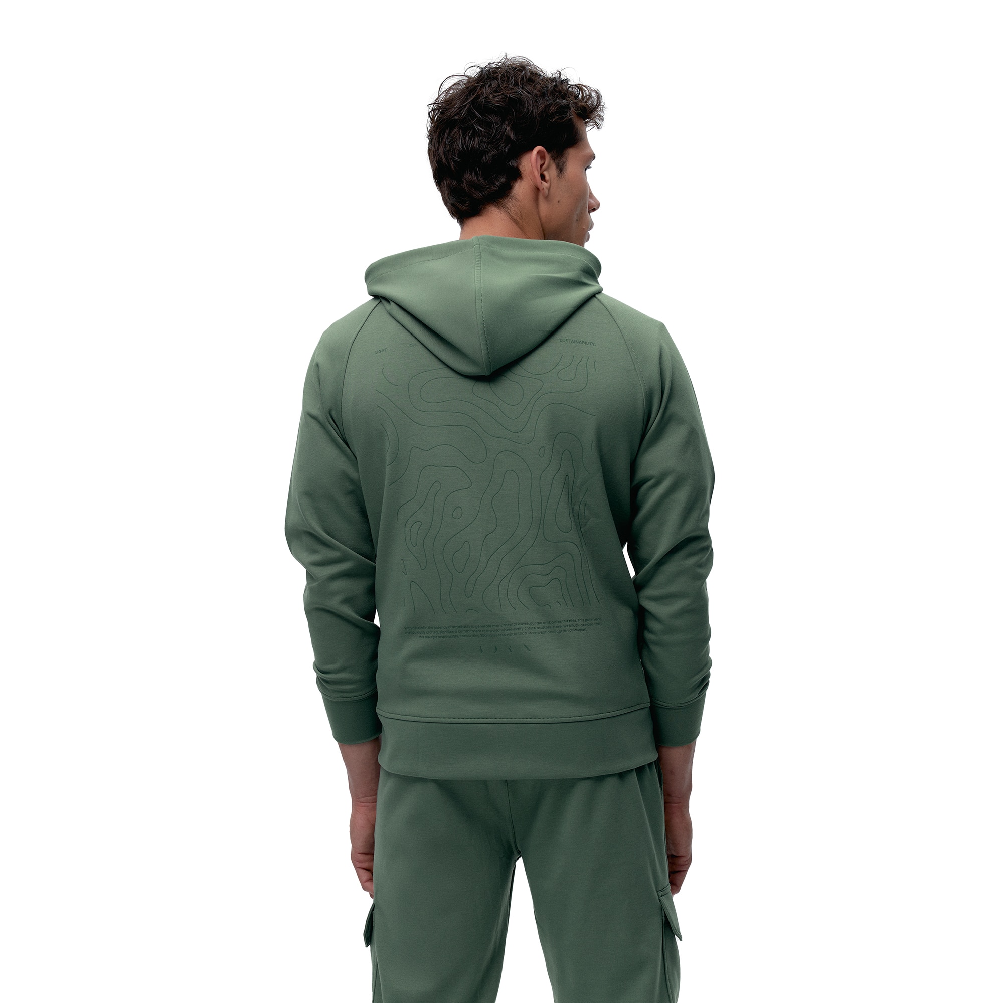 Sudadera de hombre Biafra Born Living Yoga - Verde oscuro Verde oscuro-2