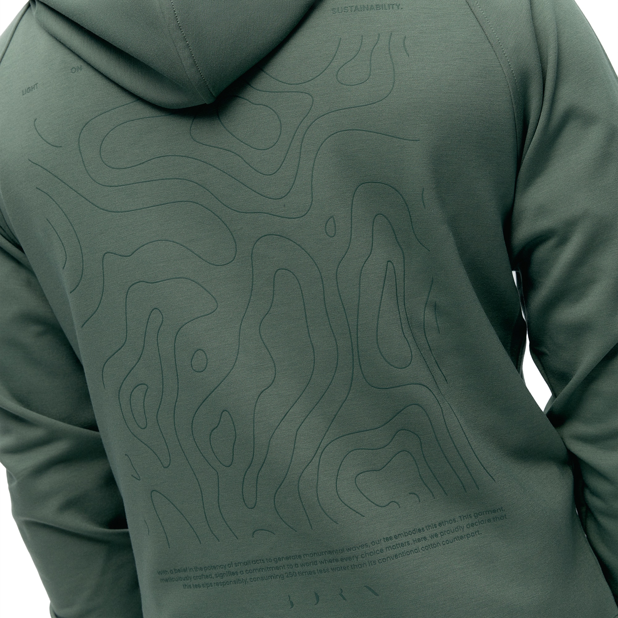 Sudadera de hombre Biafra Born Living Yoga - Verde oscuro Verde oscuro-4
