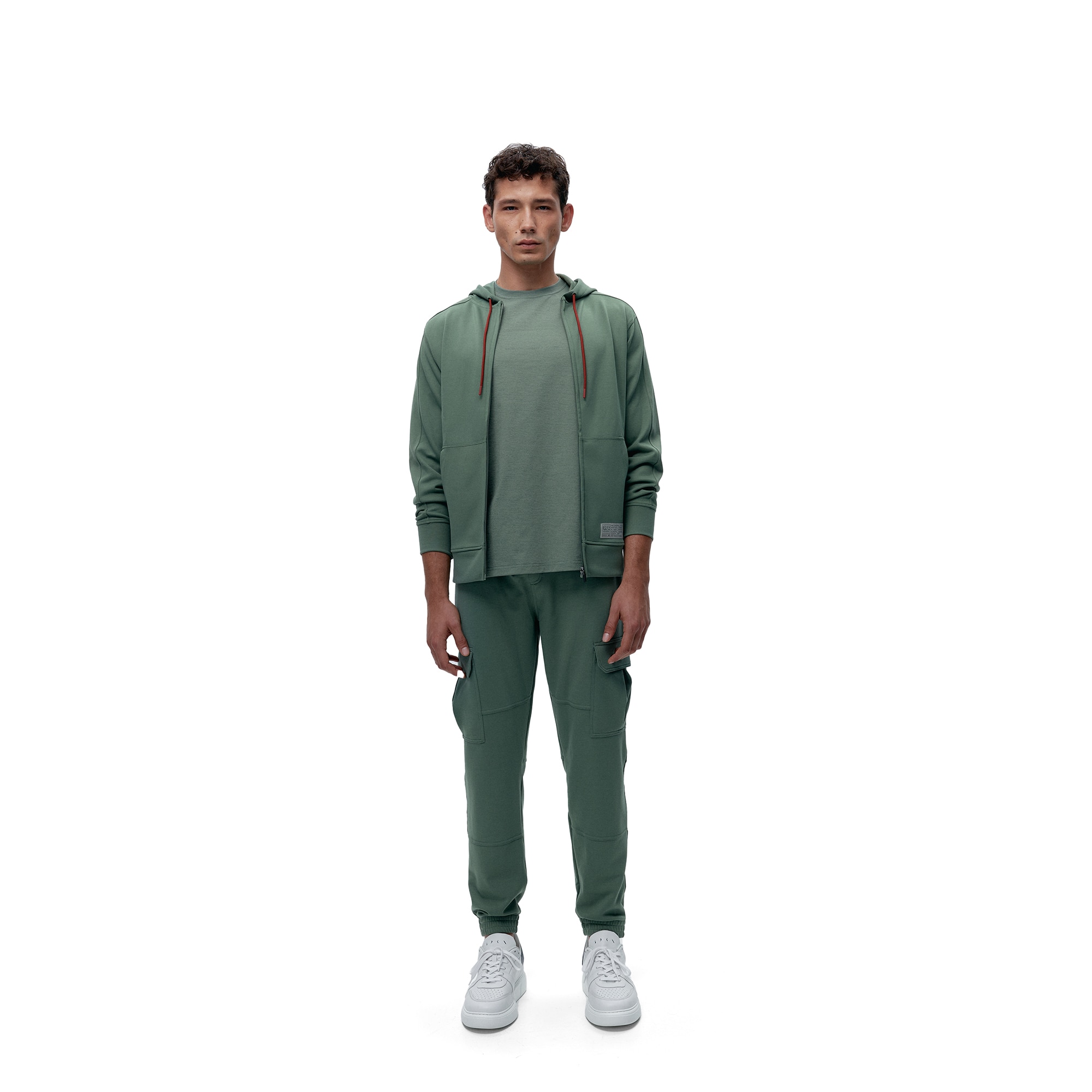 Sudadera de hombre Biafra Born Living Yoga - Verde oscuro Verde oscuro-5