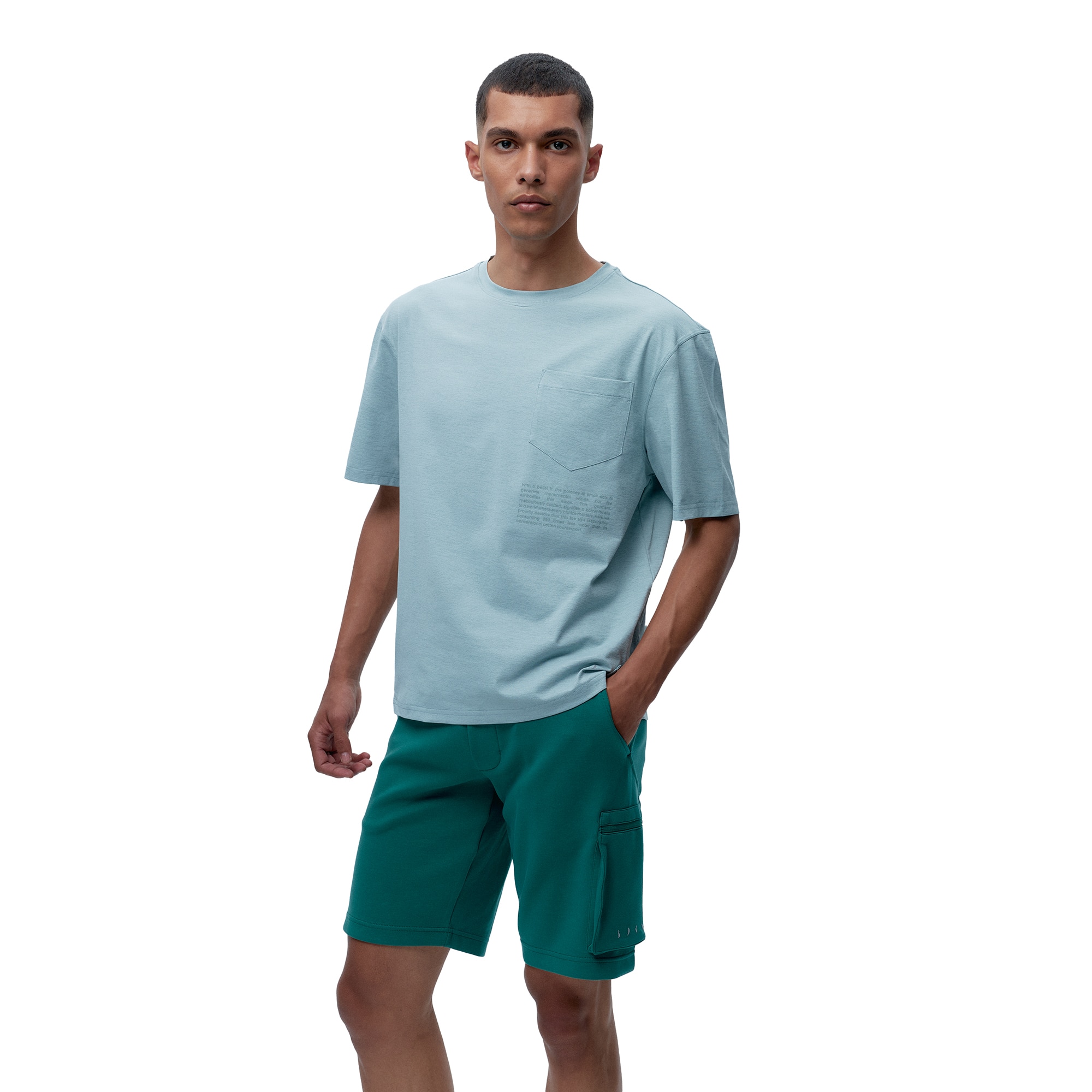 Camiseta de hombre Suez Born Living Yoga - Verde menta Verde menta-1