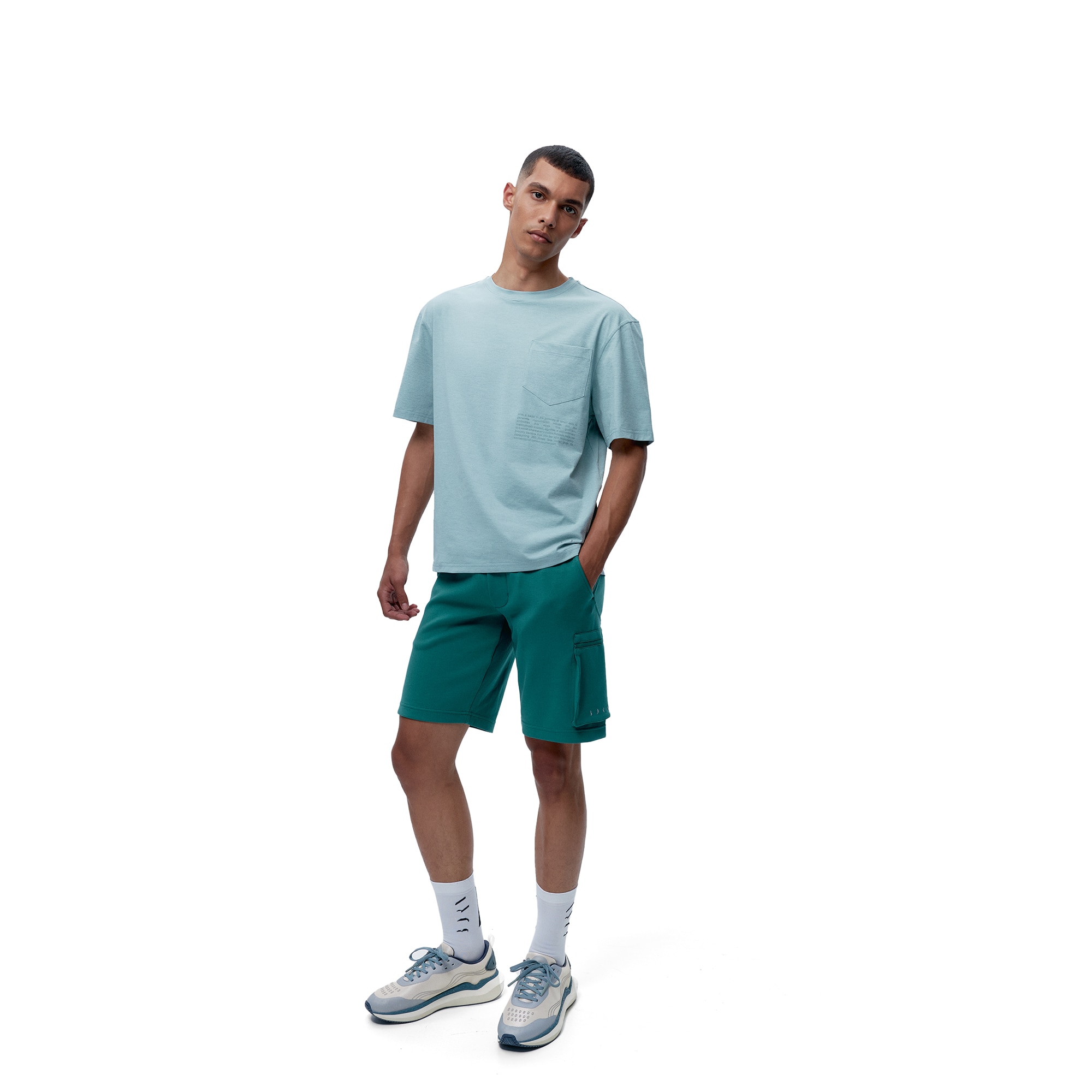 Camiseta de hombre Suez Born Living Yoga - Verde menta Verde menta-5